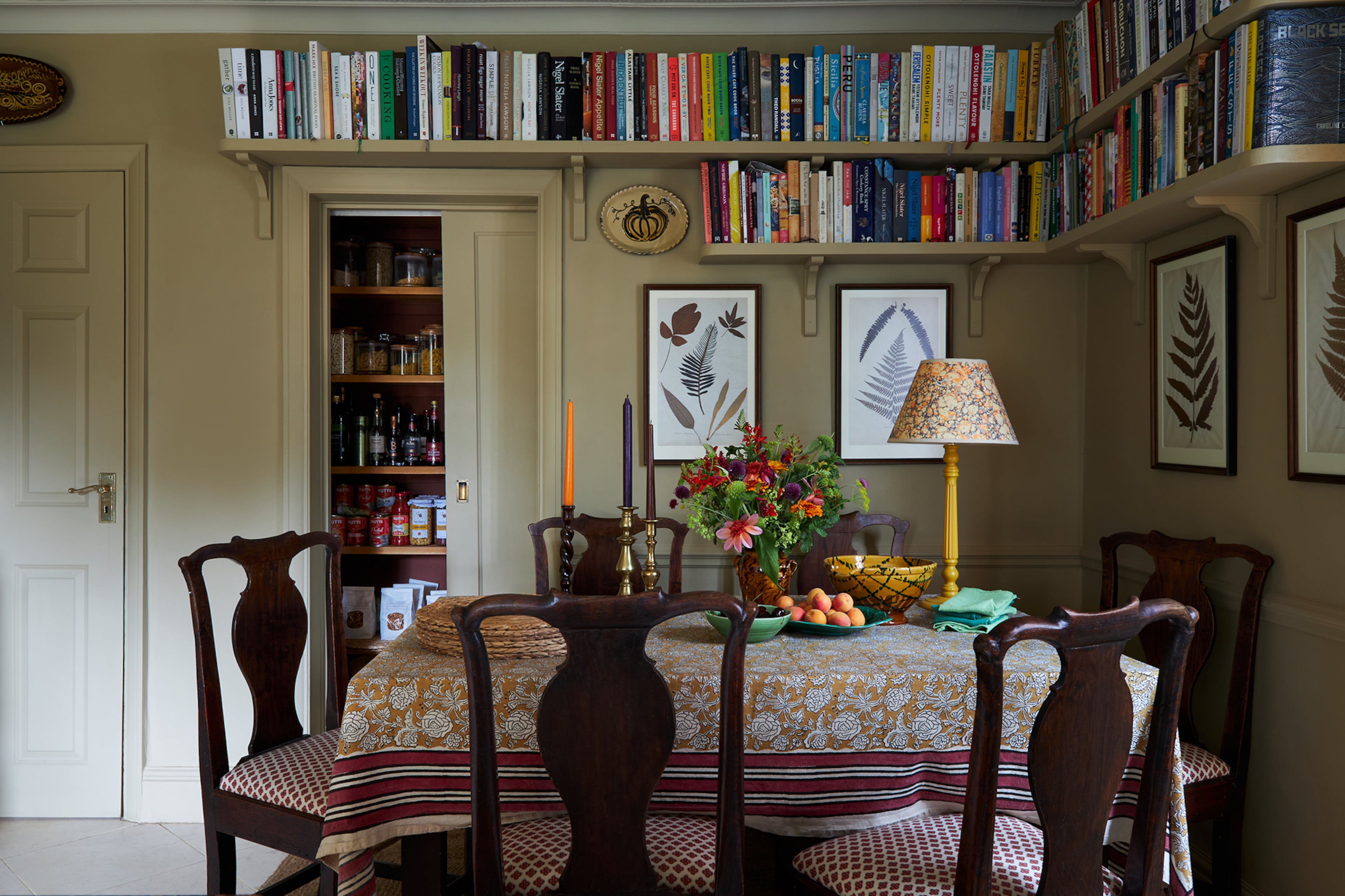British paint company Farrow & Ball color consultant Patrick O'Donnell used color drenching techniques in his own kitchen.
(Courtesy of Boz Gagovski)