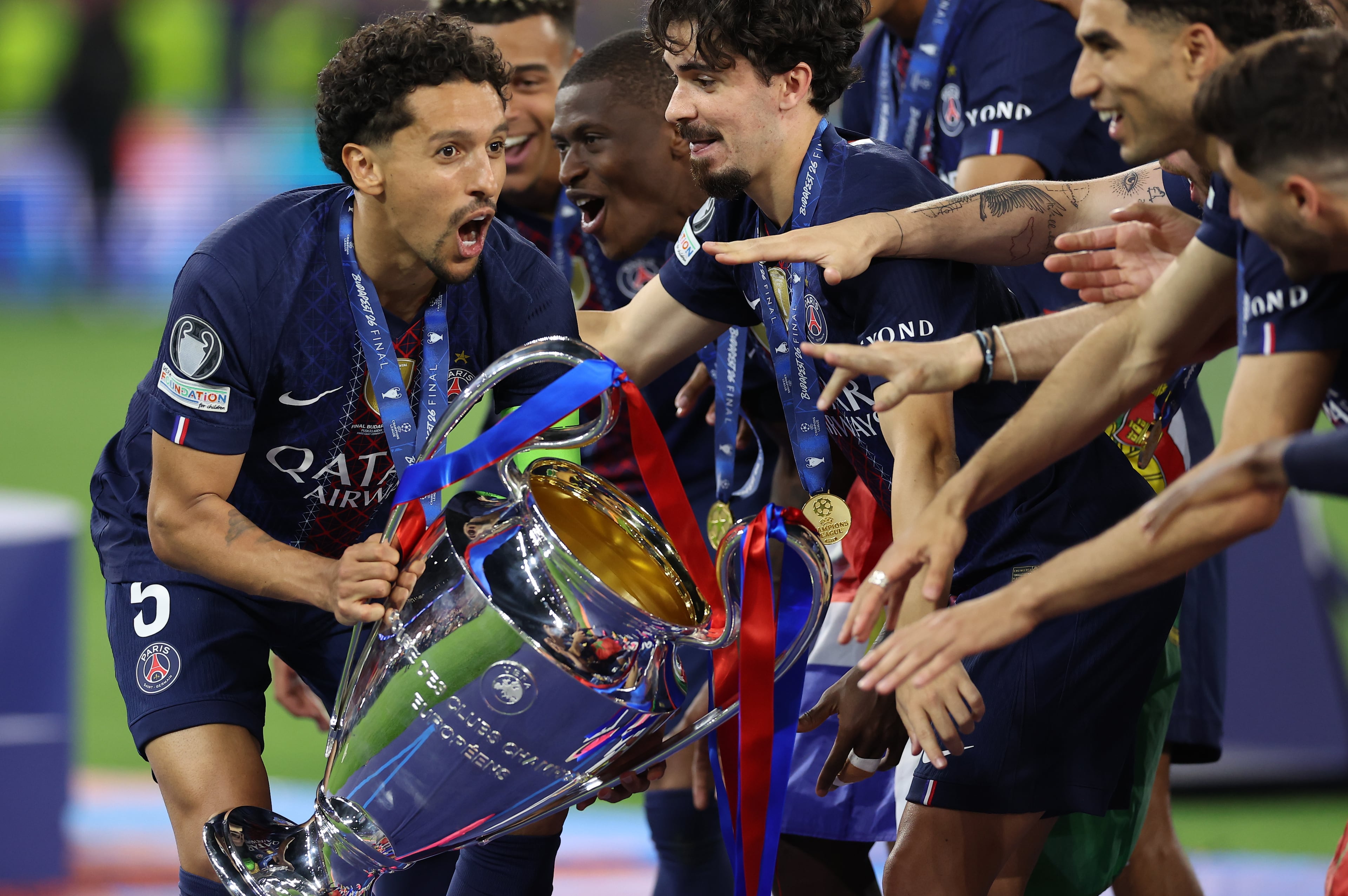 APTOPIX Hungary Champions League Final Soccer