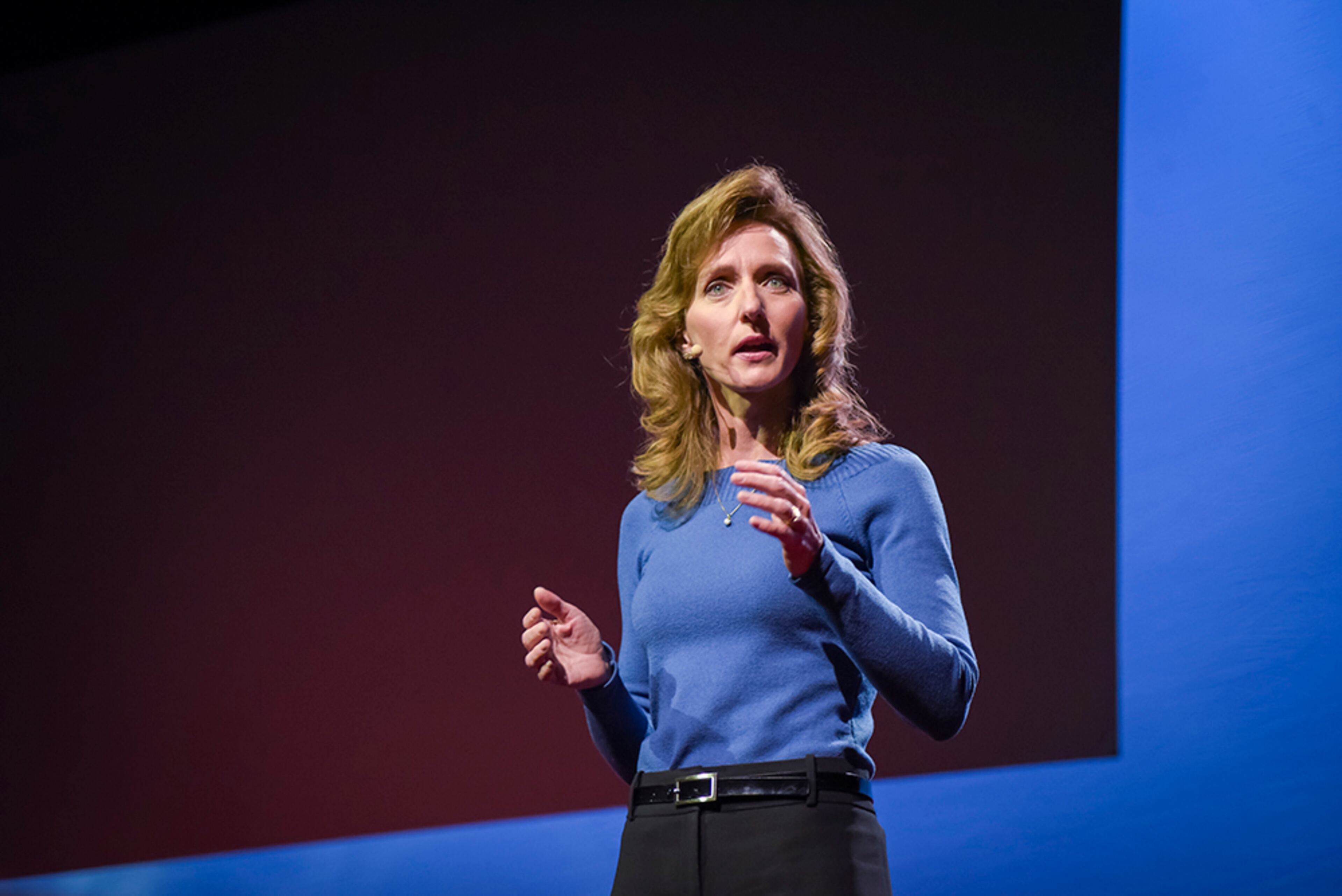 LAURA LANE(Global Public Affairs President): Lane delivered a dramatic presentation about her experience in 1994 evacuating more than 200 Americans from Rwanda as the country descended into genocidal civil war. Lane later returned to the country to help provide humanitarian relief. Quote: "I am not one to automatically challenge authority – especially ones with machine guns pointed in my face – but I wasn’t backing down.” (Photo: Mark Tioxon/TED)