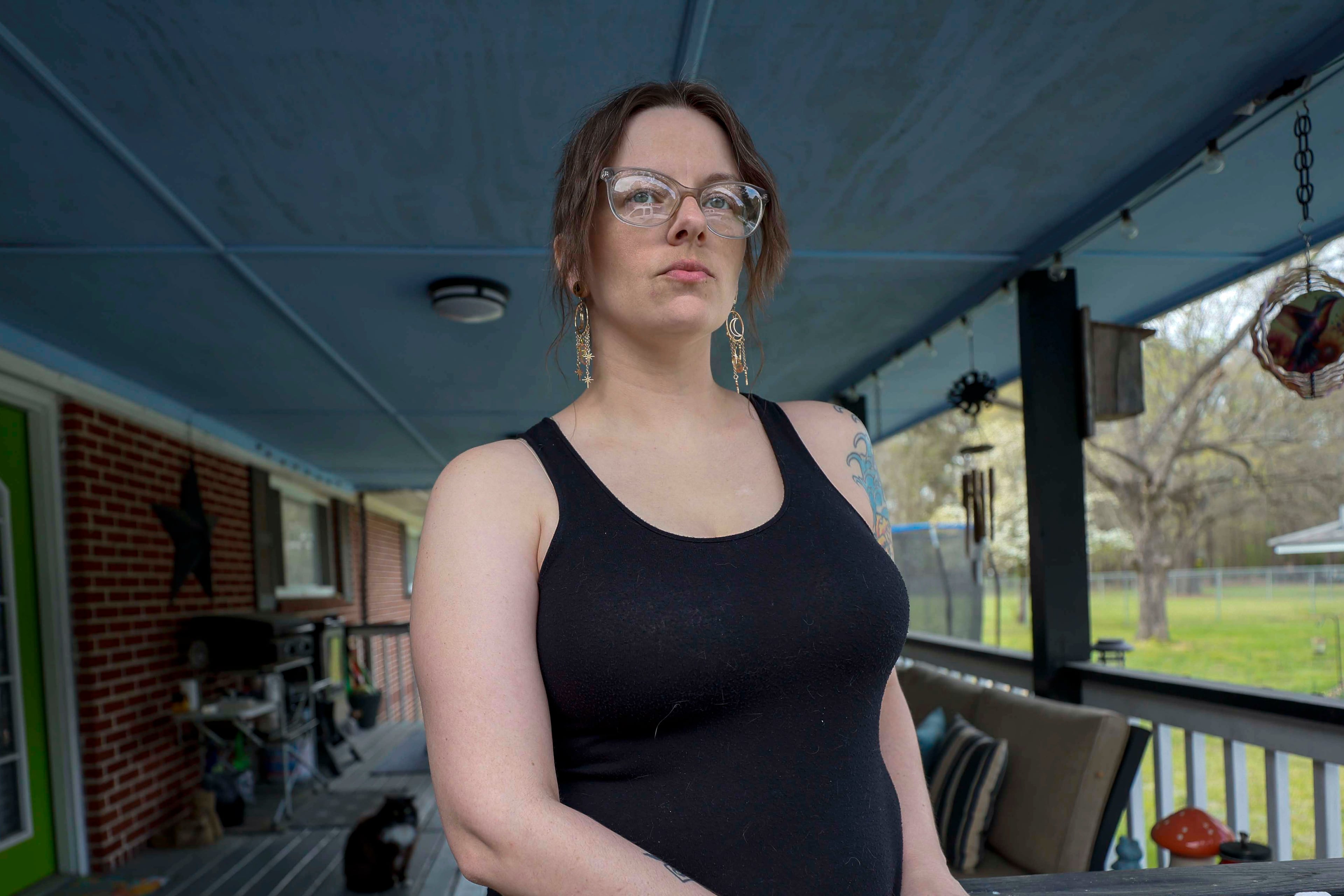 Calhoun resident Stormy Bost has been diagnosed with liver and thyroid conditions — the types of ailments that research has linked to PFAS. (Miguel Martinez/AJC)