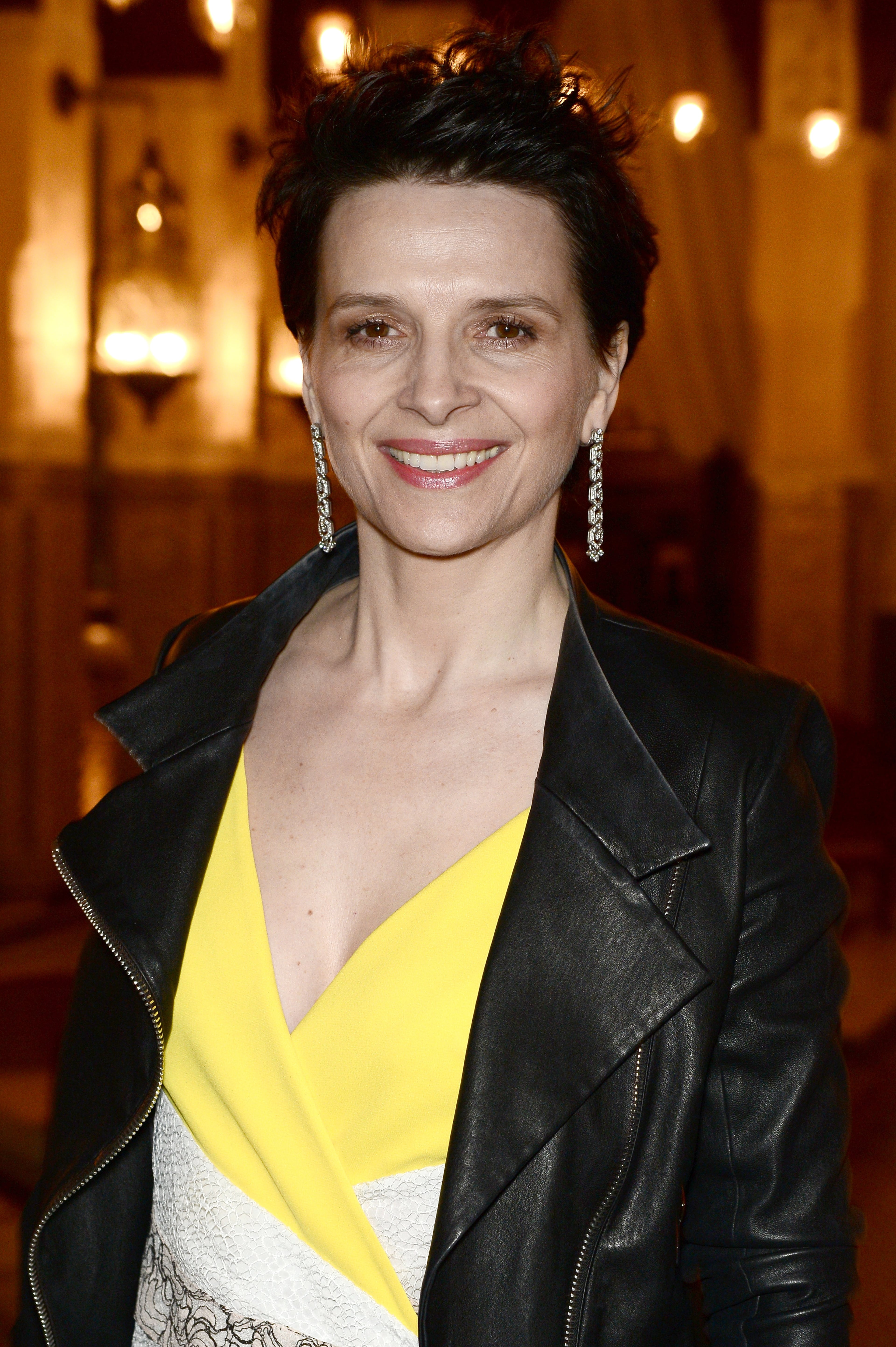 Actress Juliette Binoche attends a dinner hosted by Dior during the 13th Marrakech International Film Festival on December 1, 2013 in Marrakech, Morocco. GettyImages for Dior