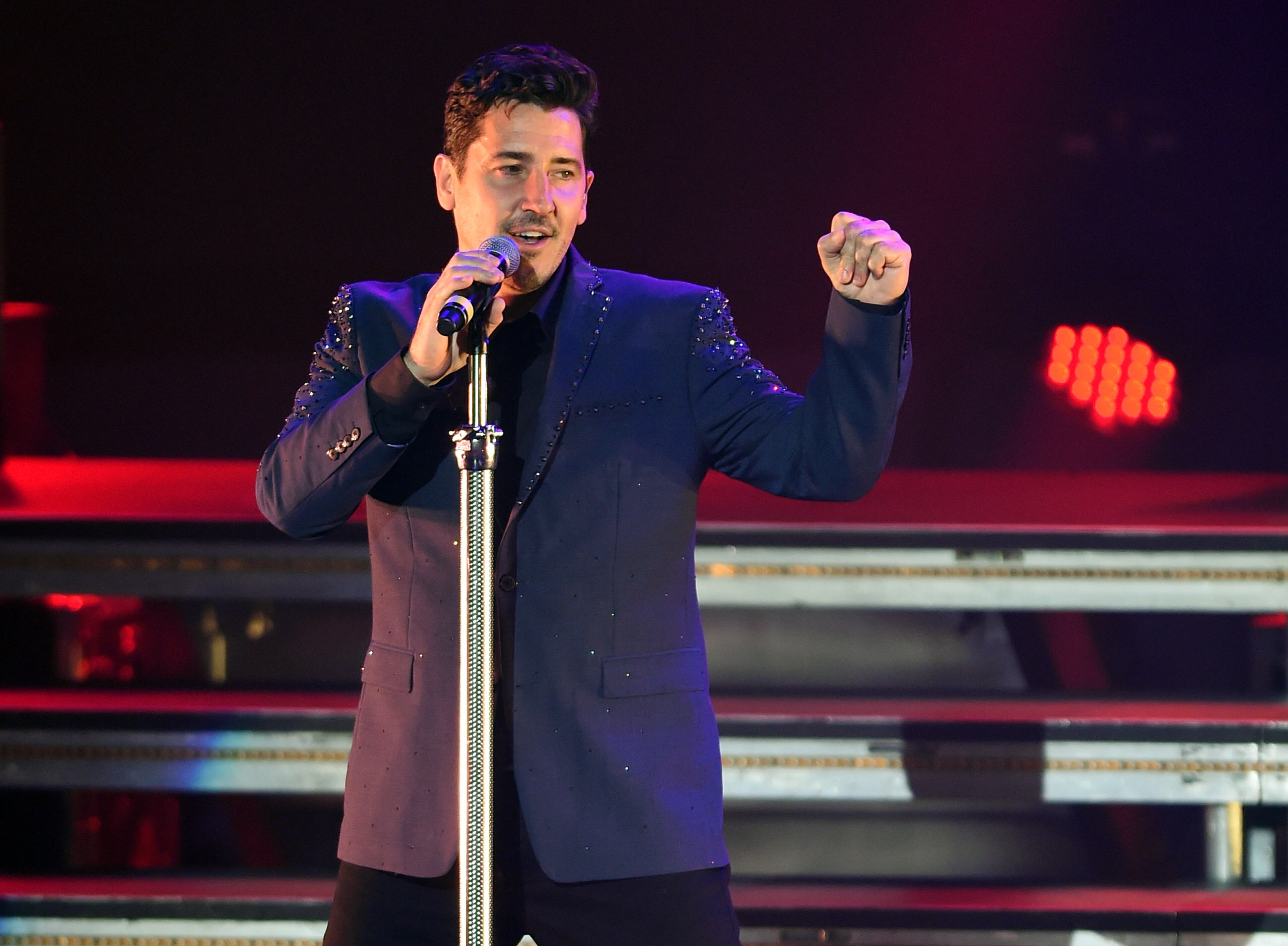 New Kids on the Block singer Jonathan Knight revealed he was gay in 2011 after singer Tiffany talked about it on Bravo's "Watch What Happens: Live." (Photo by Ethan Miller/Getty Images)