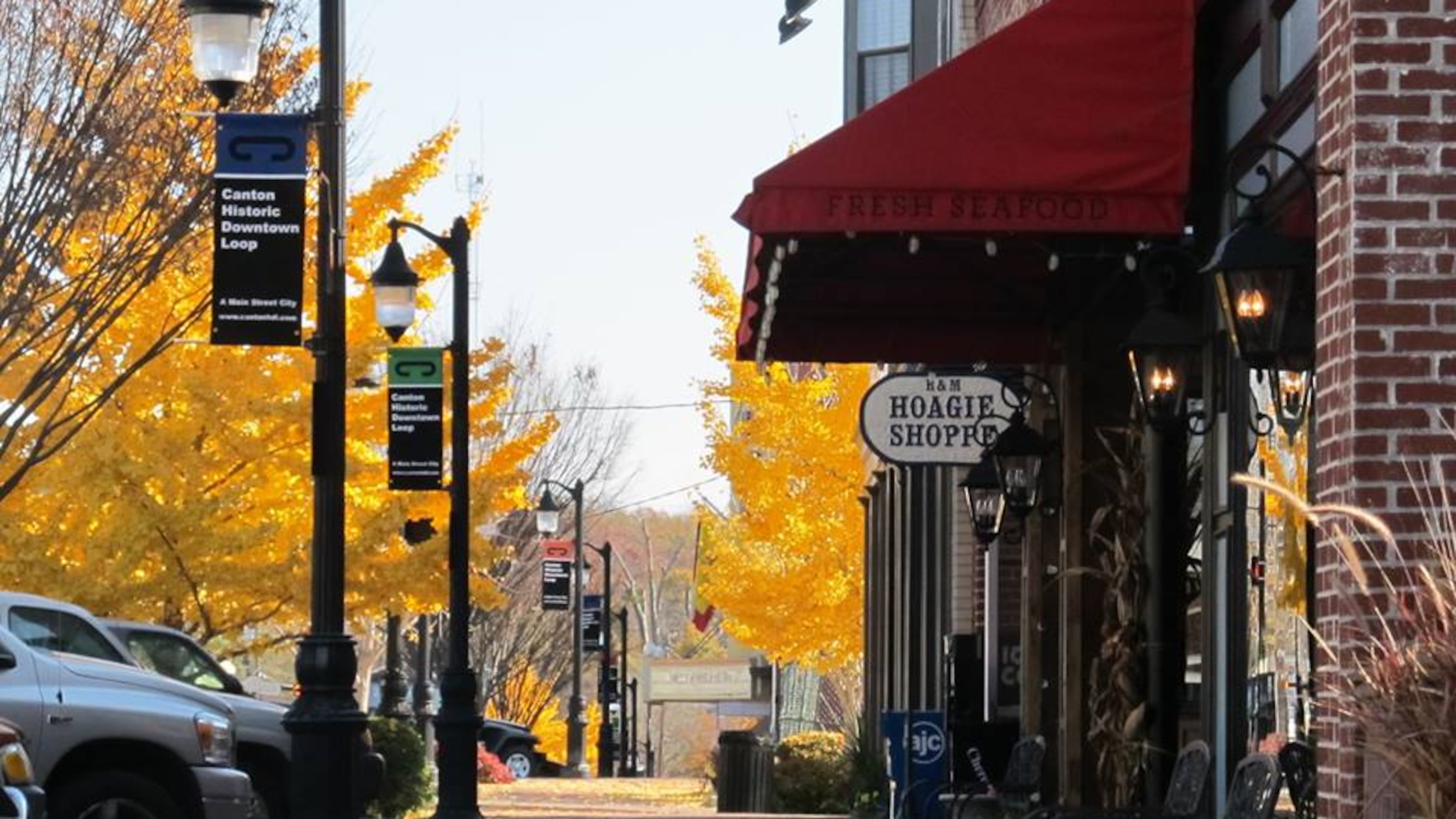 A view of downtown Canton, which has hired Oma Lou Stewart away from Waleska to be its new city clerk. CITY OF CANTON