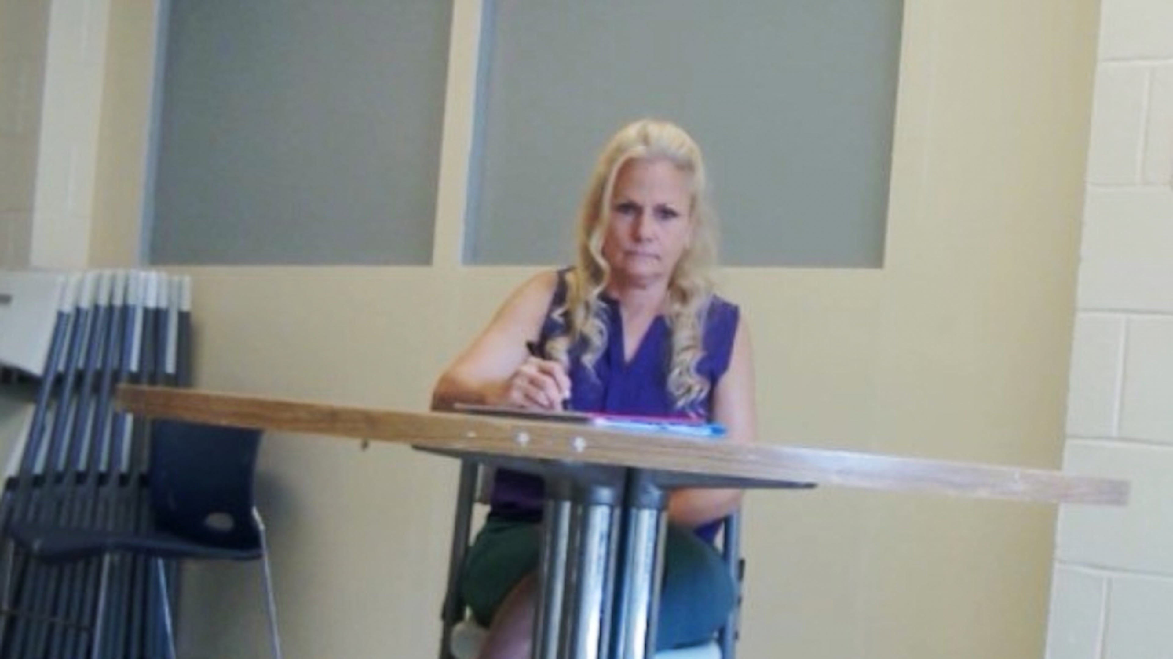 This image taken from video provided by Merrimack County Superior Court in Concord, N.H., shows Pamela Smart appearing remotely from Bedford Hills Correctional Facility for Women in Bedford Hills, N.Y., during a hearing related to her petition for a new trial, Monday, July 20, 2026, in Concord, N.H. (Merrimack County Superior Court via AP)