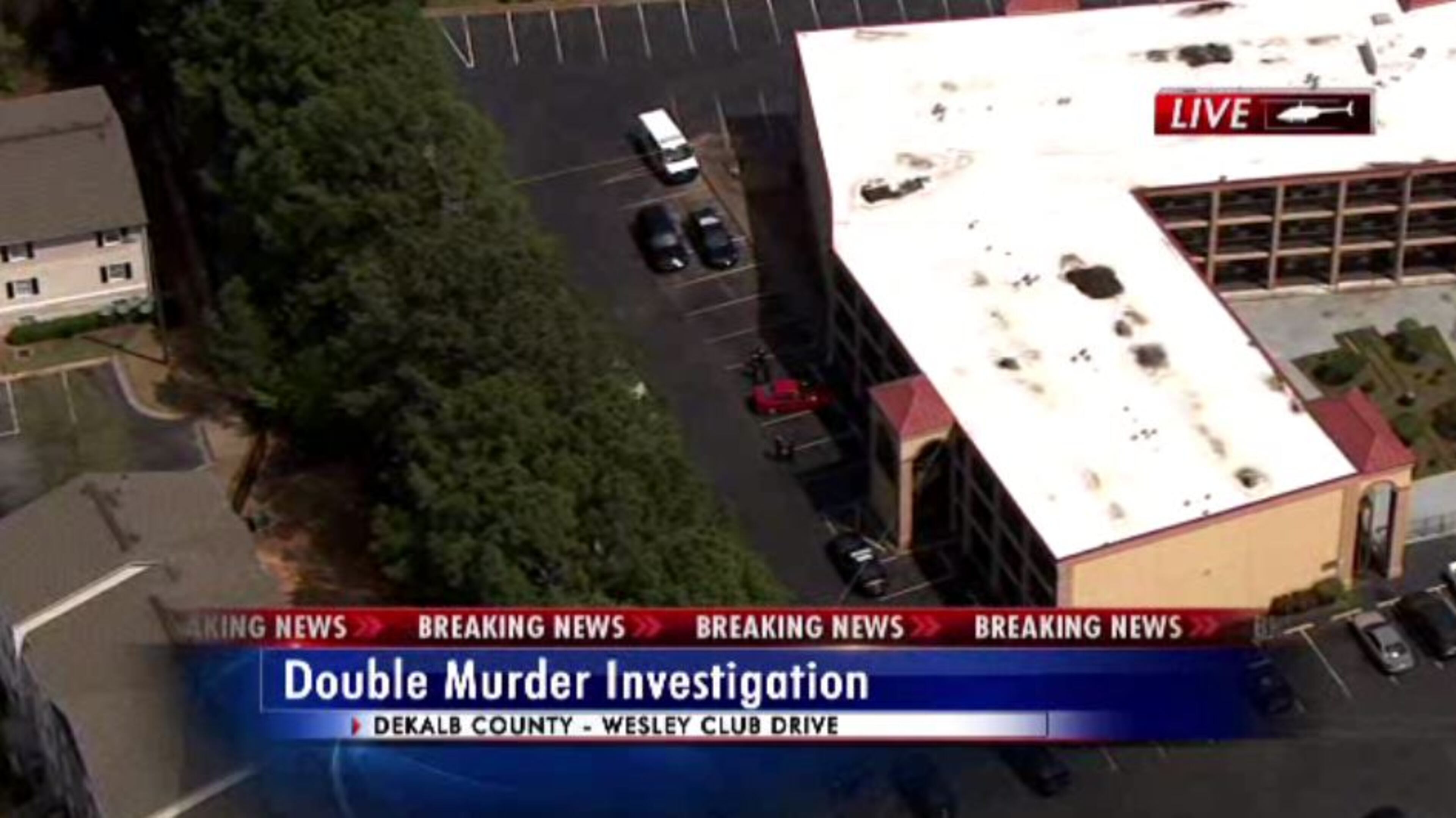 DeKalb County police are investigating a double homicide in the 4200 block of Wesley Club Drive.