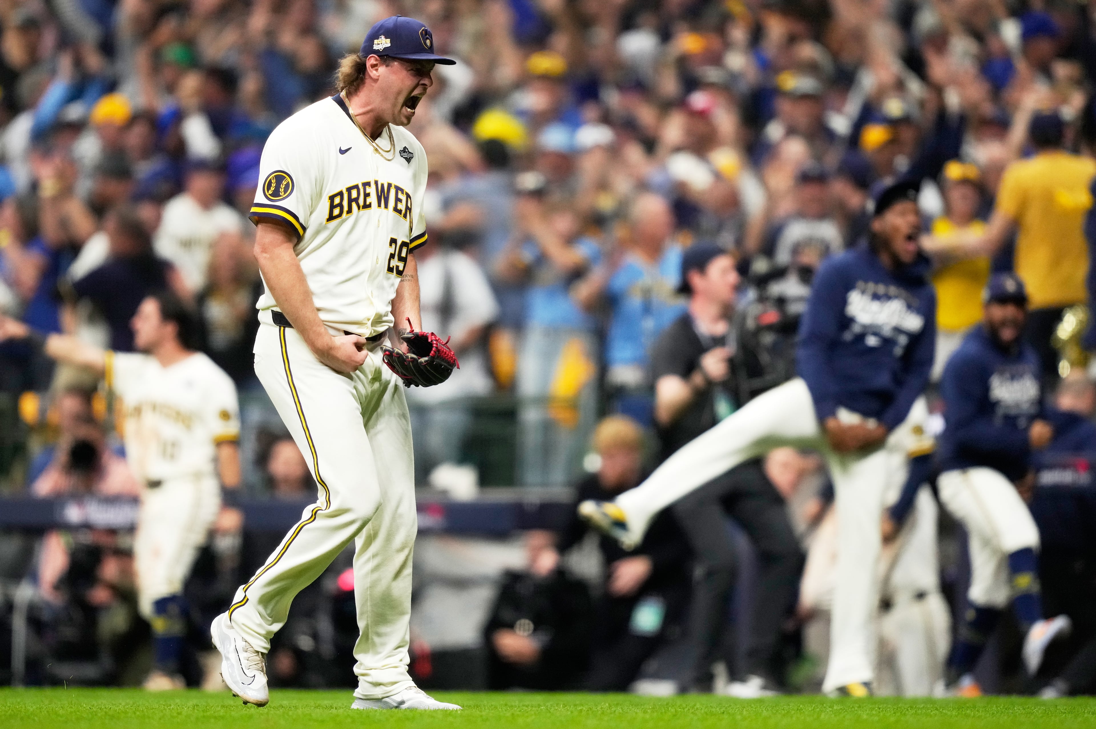 APTOPIX World Series Rays Brewers Baseball