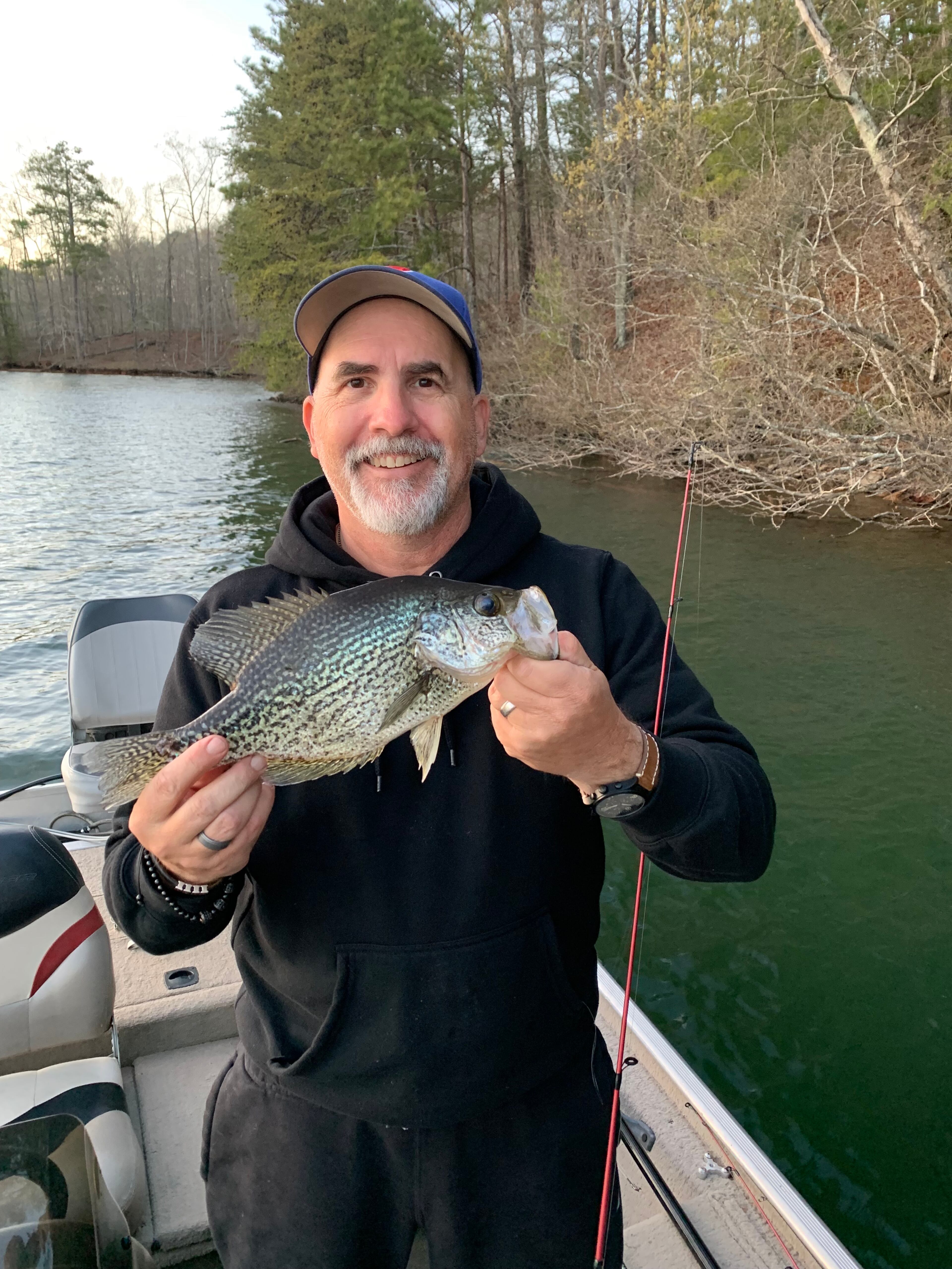 Tom More Smith holds up his prize crappie.
Courtesy of Tom More Smith.