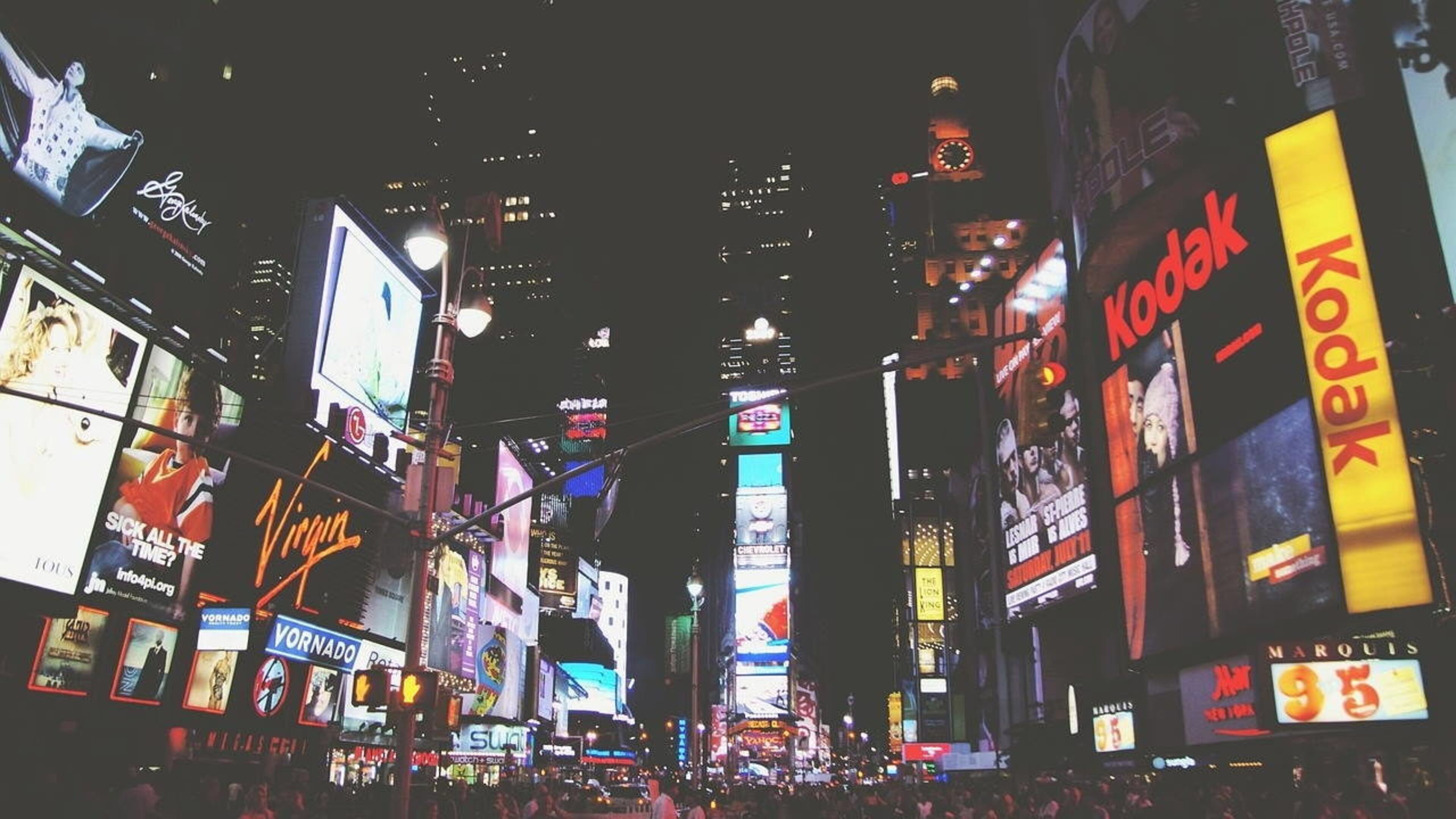 Times Square had a brief moment of panic Tuesday night when a backfiring motorcycle was mistaken for gunfire.