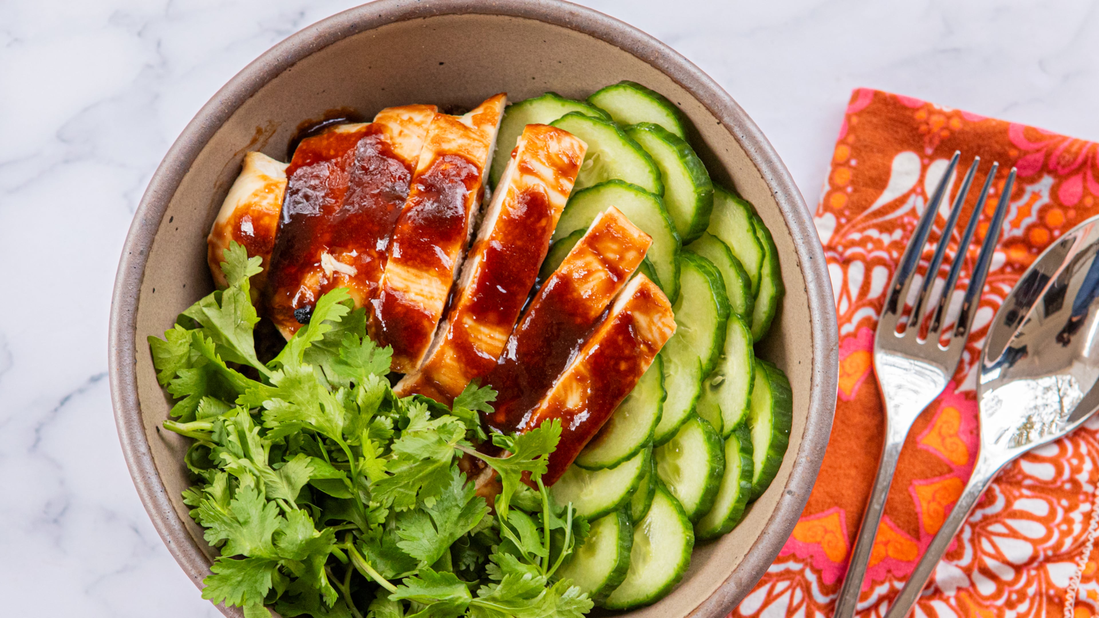 Hoisin Chicken Grain Bowls. (Kate Williams / Aaliyah Man for The Atlanta Journal-Constitution)