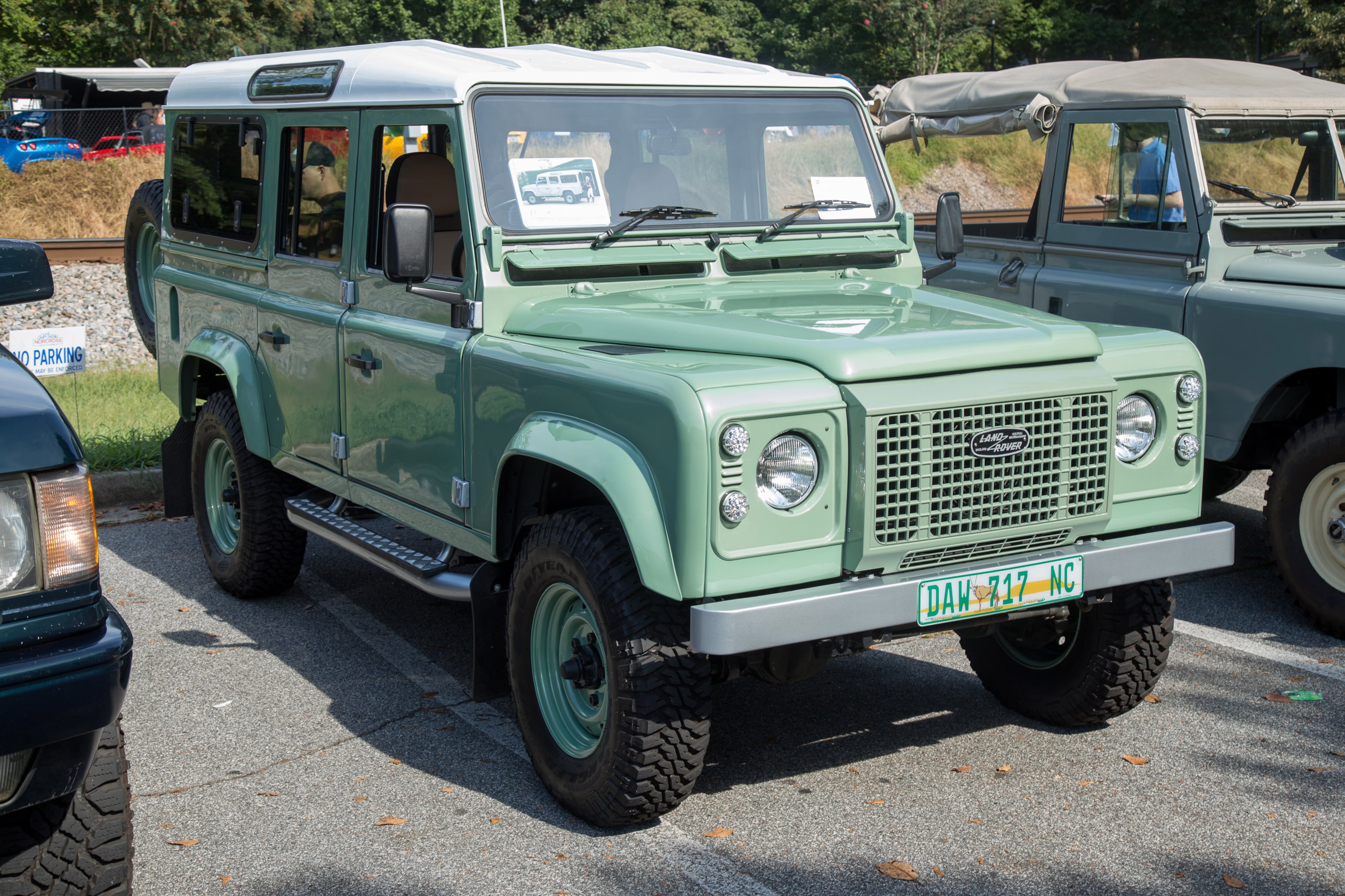 A 1984 Land Rover was one of the vehicles at the 8th annual Atlanta British Car Fayre in downtown Norcross on Saturday, Sept. 8, 2018. (Photo: STEVE SCHAEFER / SPECIAL TO THE AJC)