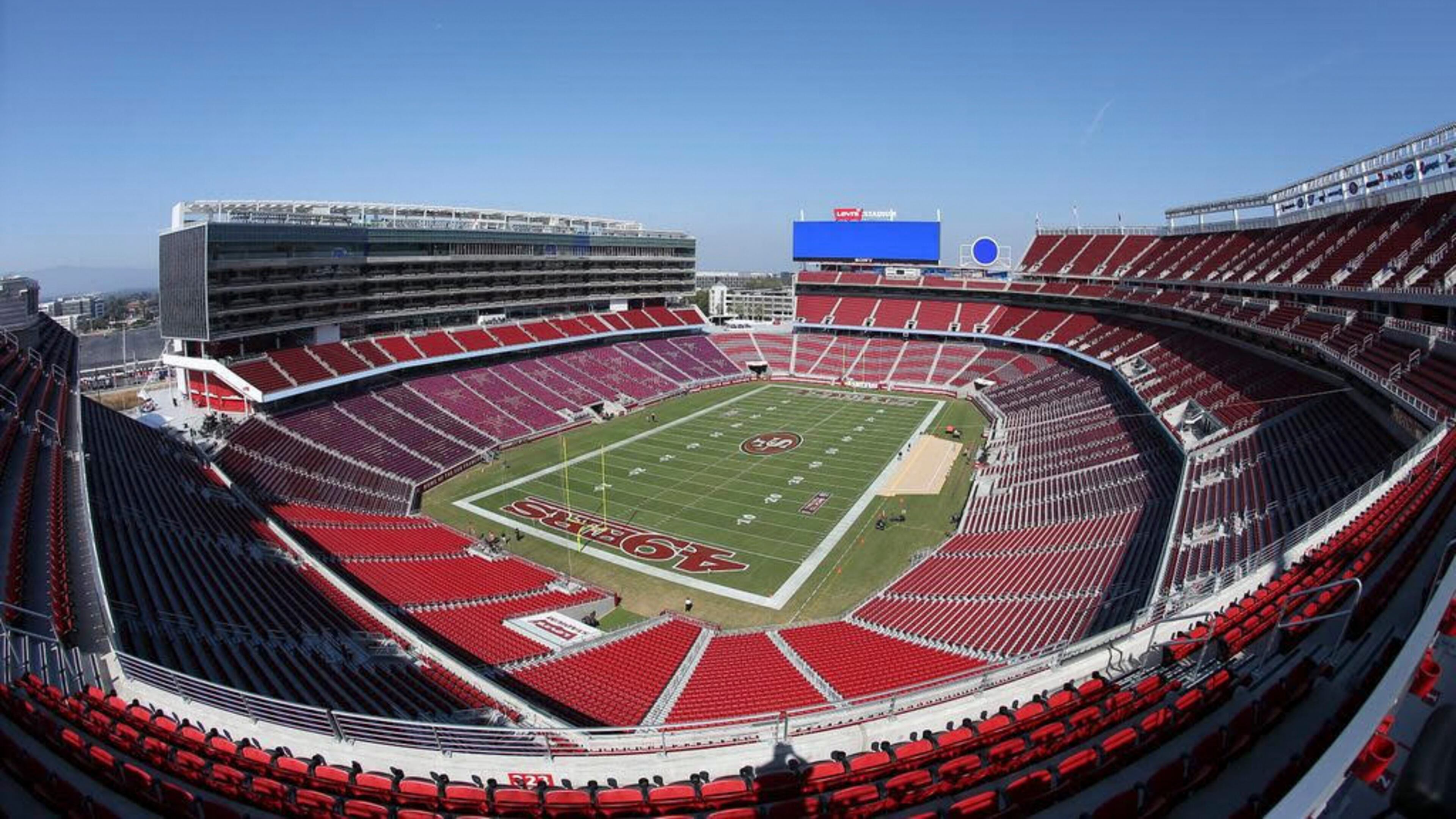 An undated handout photo of Levi's Stadium in Santa Clara, Calif., where Super Bowl 50 will be held on Feb. 7, 2016. The heart of the Super Bowl activity will take place in San Francisco, about an hour’s drive from the stadium.