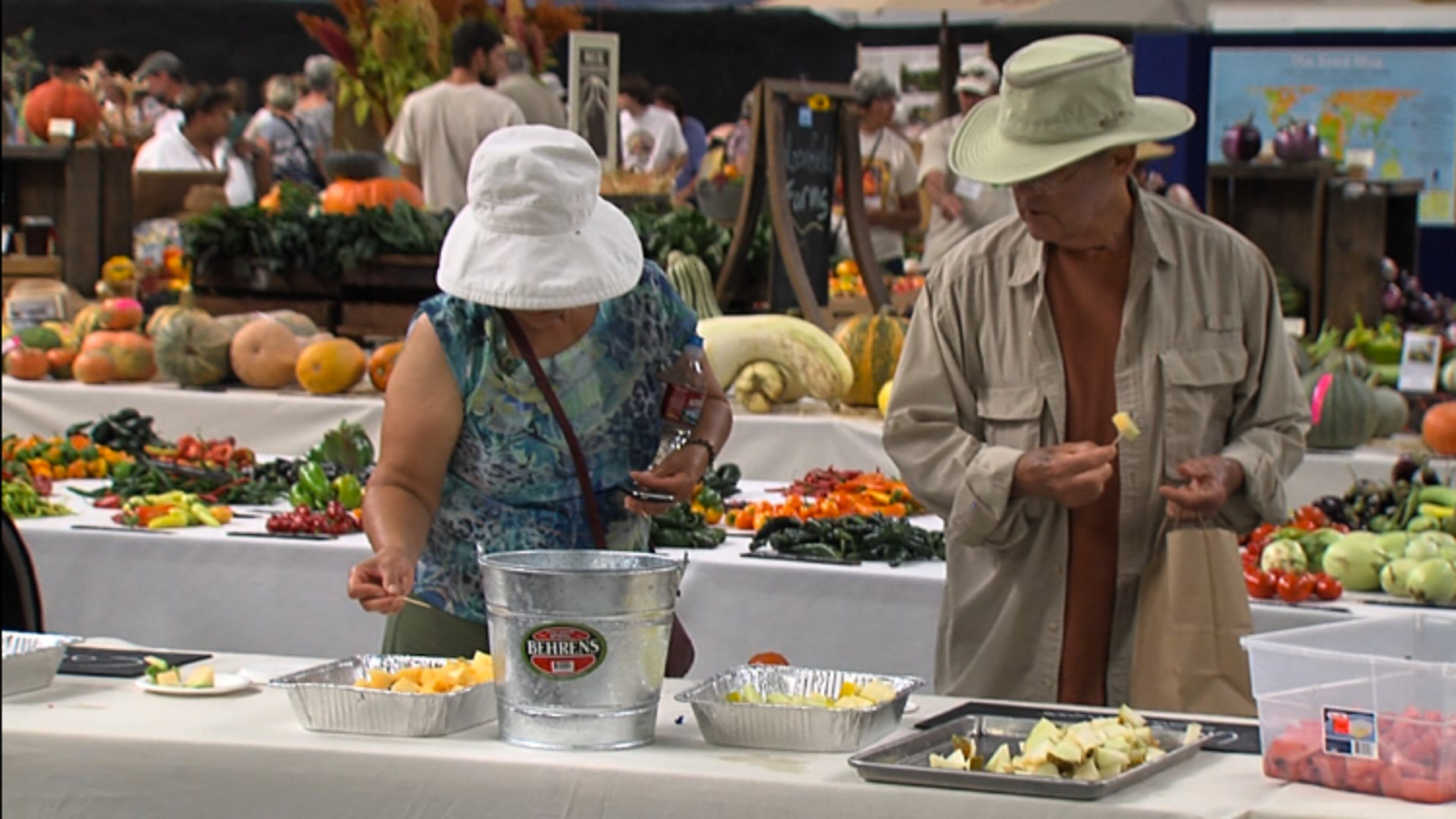 Many fruit categories will be displayed and possibly judged: apples, pears, berries, etc., as well as tropical and citrus fruits. California Rare Fruit Growers will exhibit rare fruit varieties.