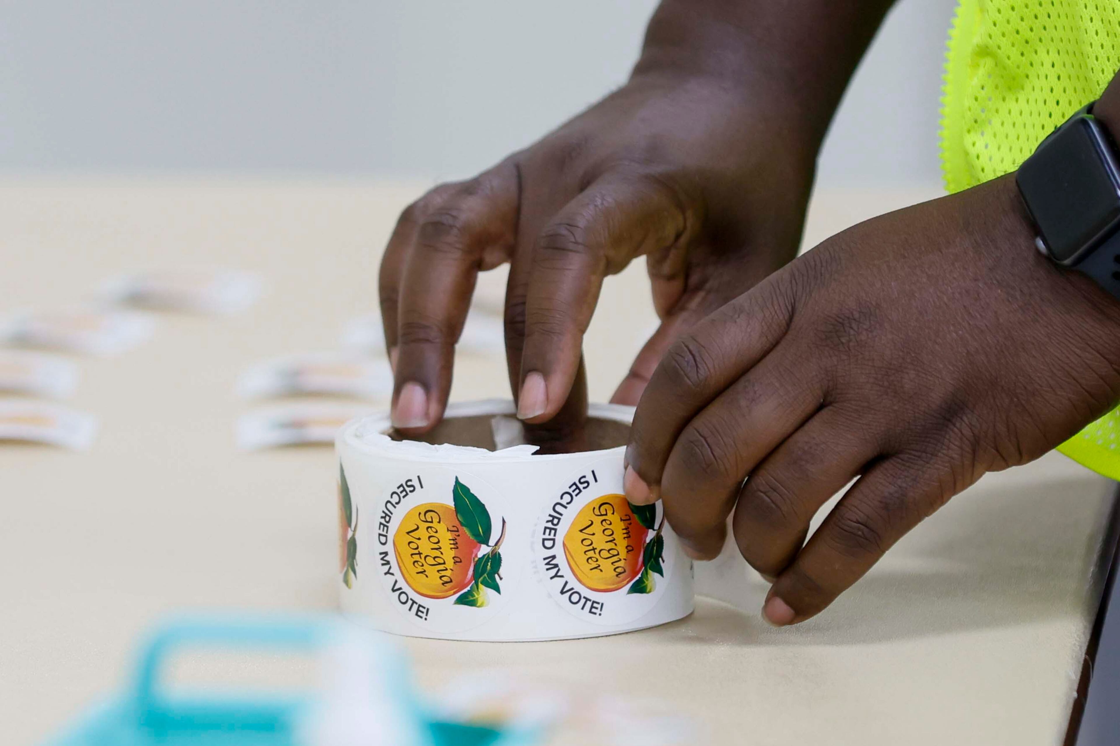 Georgia has some of the best election laws in the country, and we already have secure elections.
(Miguel Martinez/AJC)