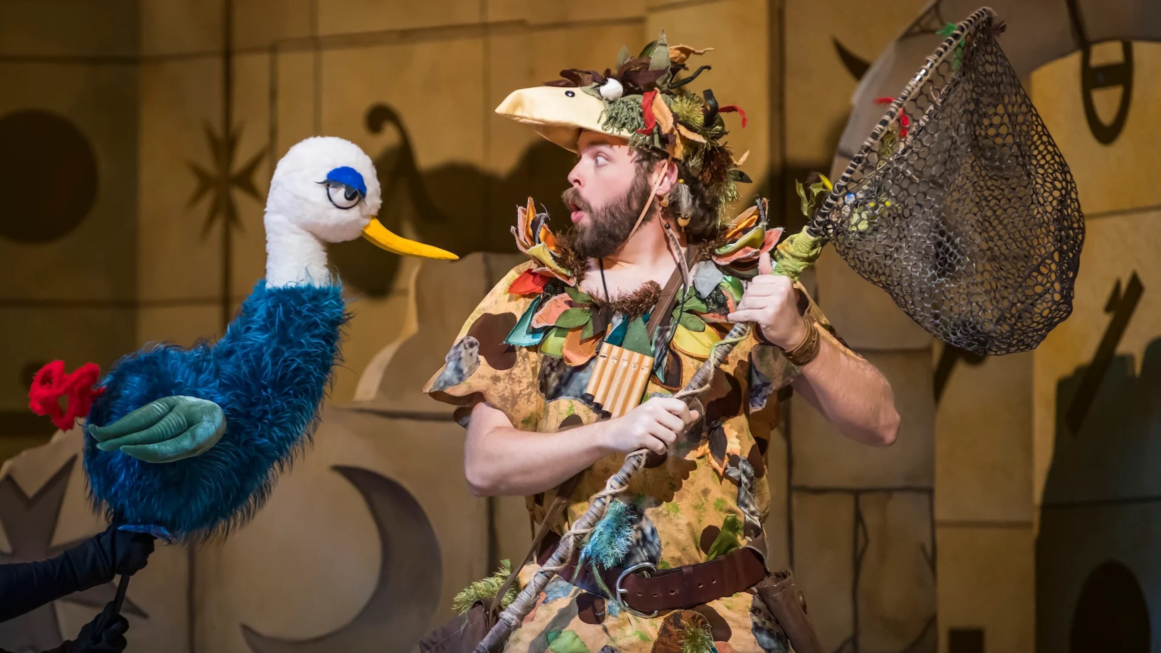 Luke Sutliff as Papageno in Atlanta Opera's "The Magic Flute."