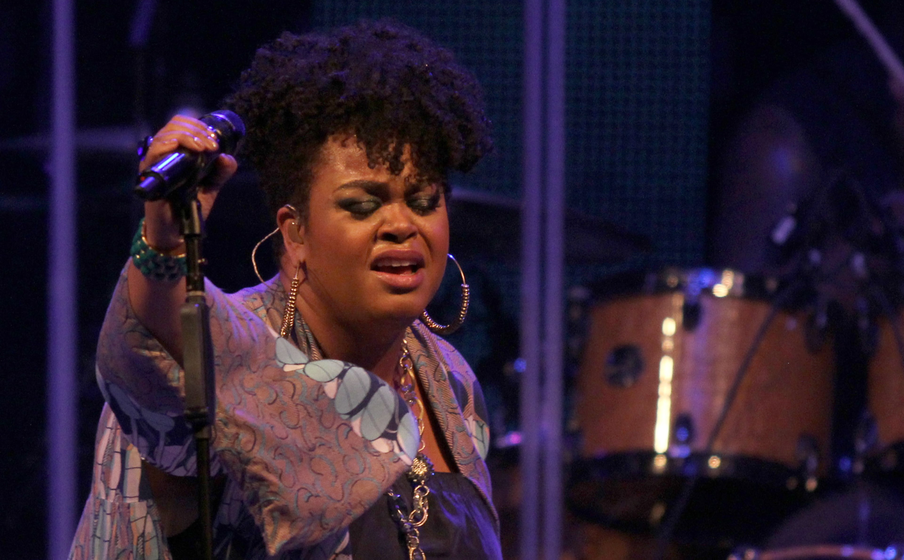 Singer/songwriter Jill Scott performed at Chastain Park Amphitheatre in Atlanta Sunday, Aug. 2, 2015. (Akili-Casundria Ramsess/Special to the AJC)
