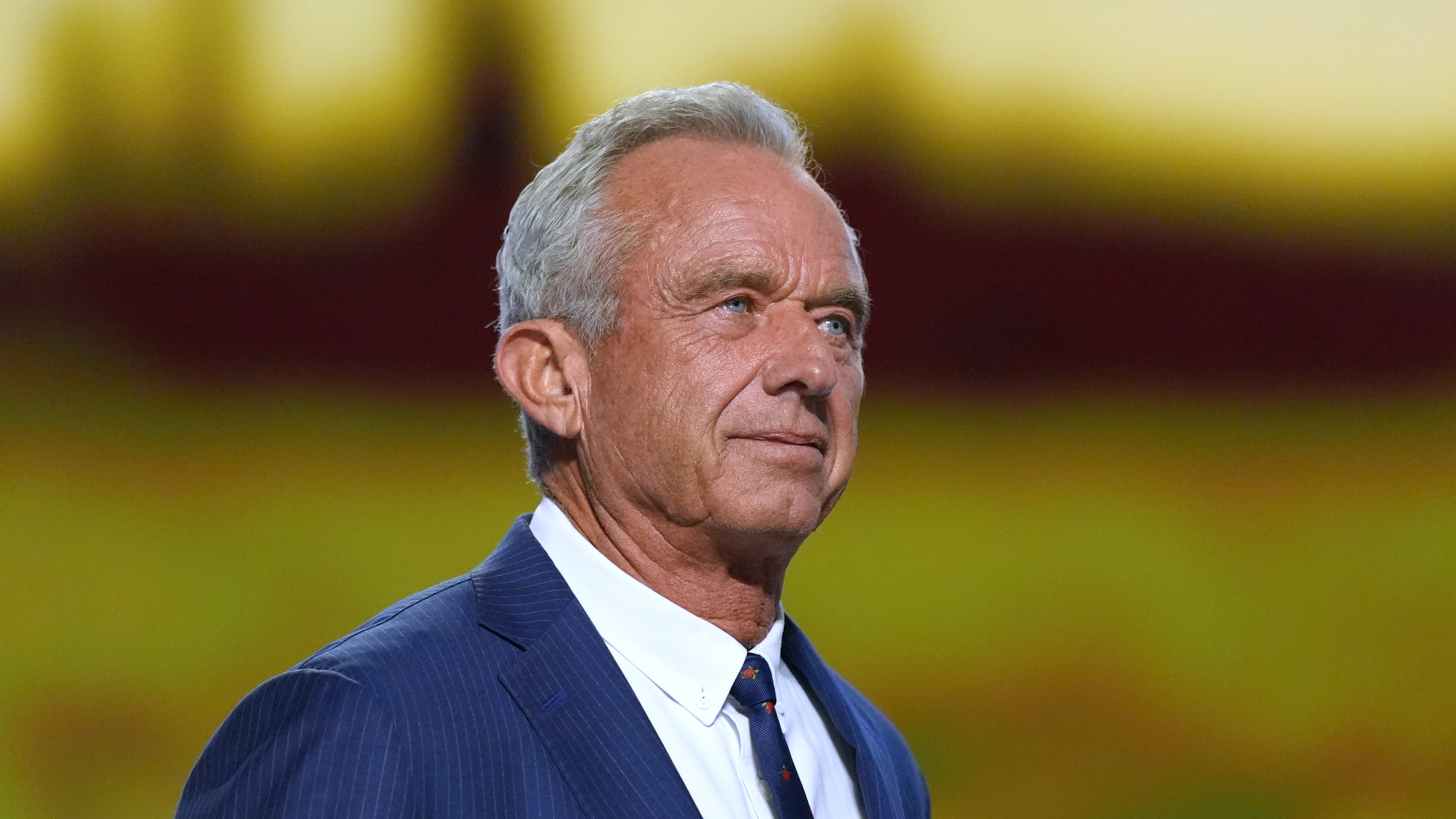 Health and Human Services Secretary Robert F. Kennedy Jr., arrives to speak at the Republican convention Thursday, Sept. 10, 2026, in Dallas (AP Photo/Jacquelyn Martin)