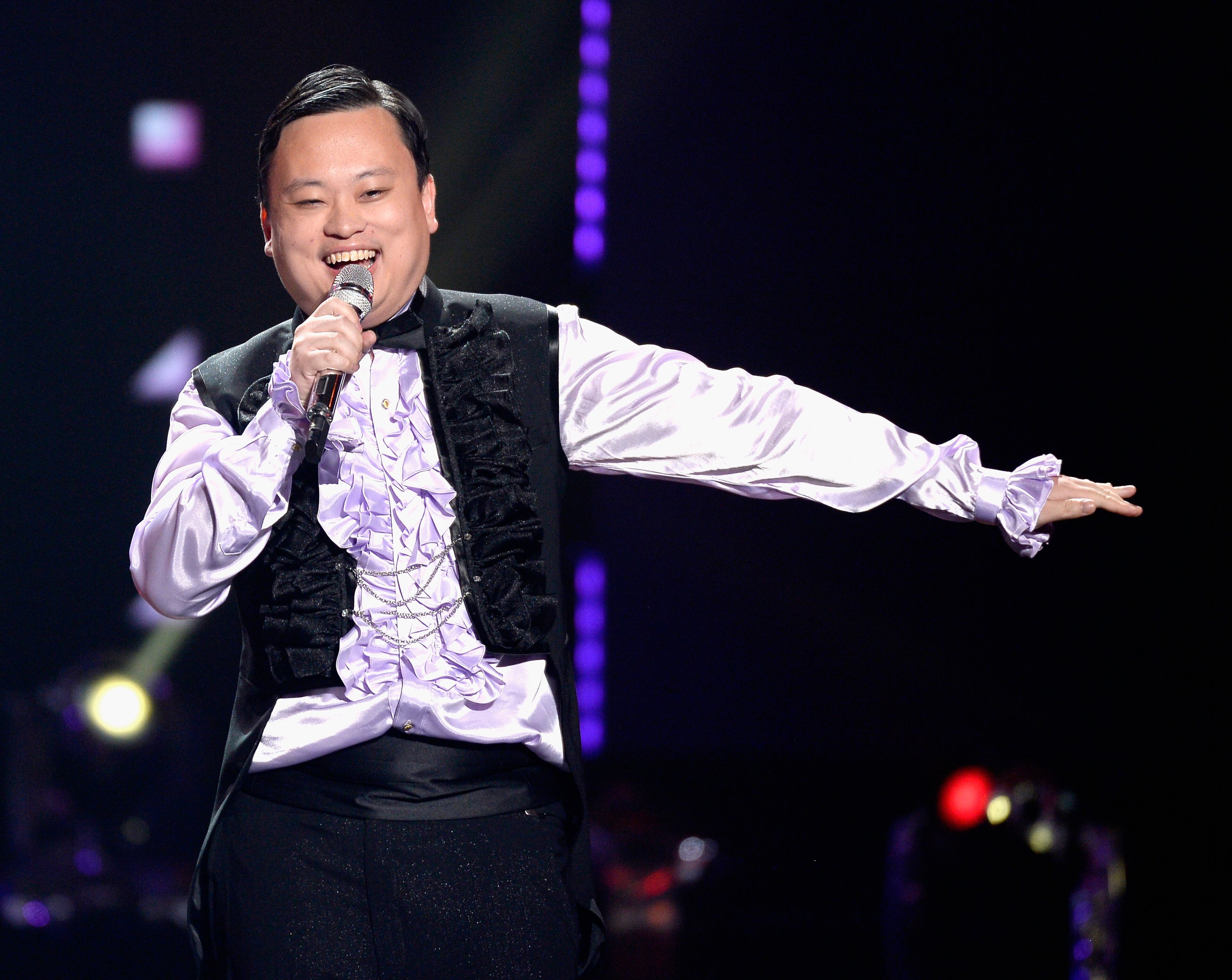 HOLLYWOOD, CALIFORNIA - APRIL 07: Singer William Hung performs onstage during FOX's "American Idol" Finale For The Farewell Season at Dolby Theatre on April 7, 2016 in Hollywood, California. at Dolby Theatre on April 7, 2016 in Hollywood, California. (Photo by Kevork Djansezian/Getty Images)