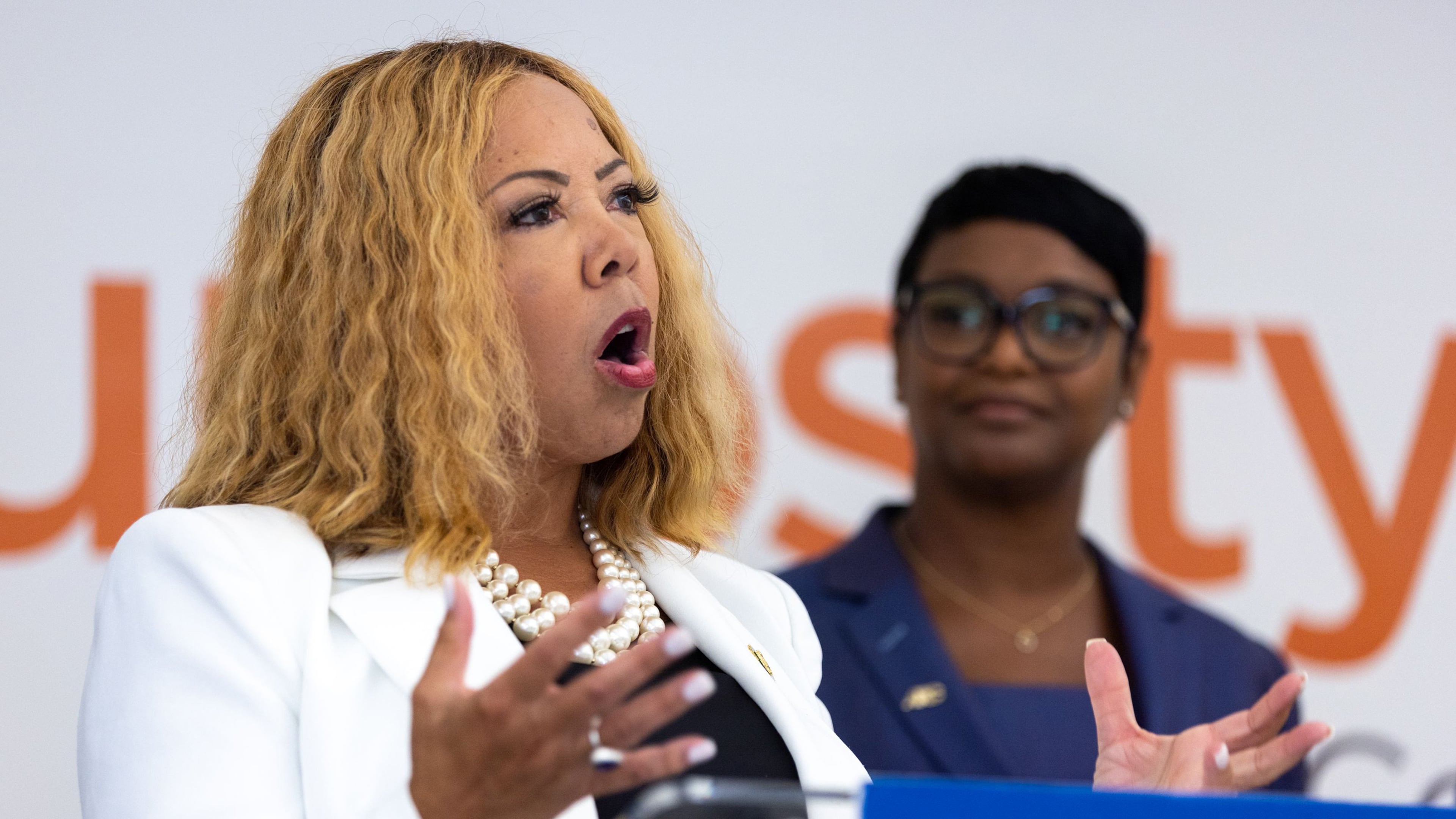 U.S. Rep. Lucy McBath, D-Ga., easily defeated two challengers in the Democratic primary in Georgia’s 6th Congressional District. (Arvin Temkar/The Atlanta Journal-Constitution/TNS)