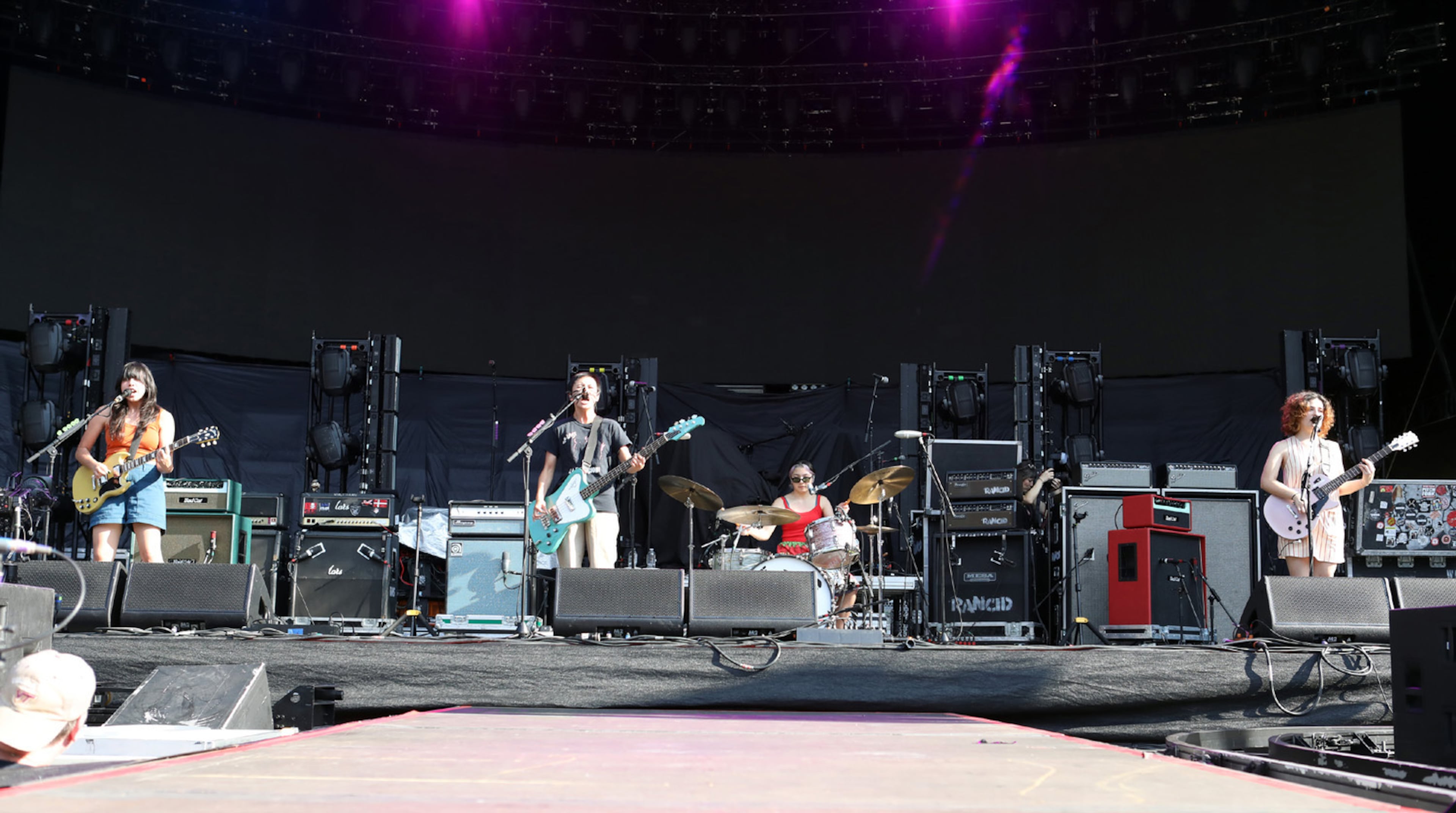 -- The Linda Lindas
Green Day brought their Saviors Tour to Truist Park on Wednesday, August 28, 2024. Opening acts were Smashing Pumpkins, Rancid, The Linda Lindas and Paradox..
Robb Cohen for the Atlanta Journal-Constitution