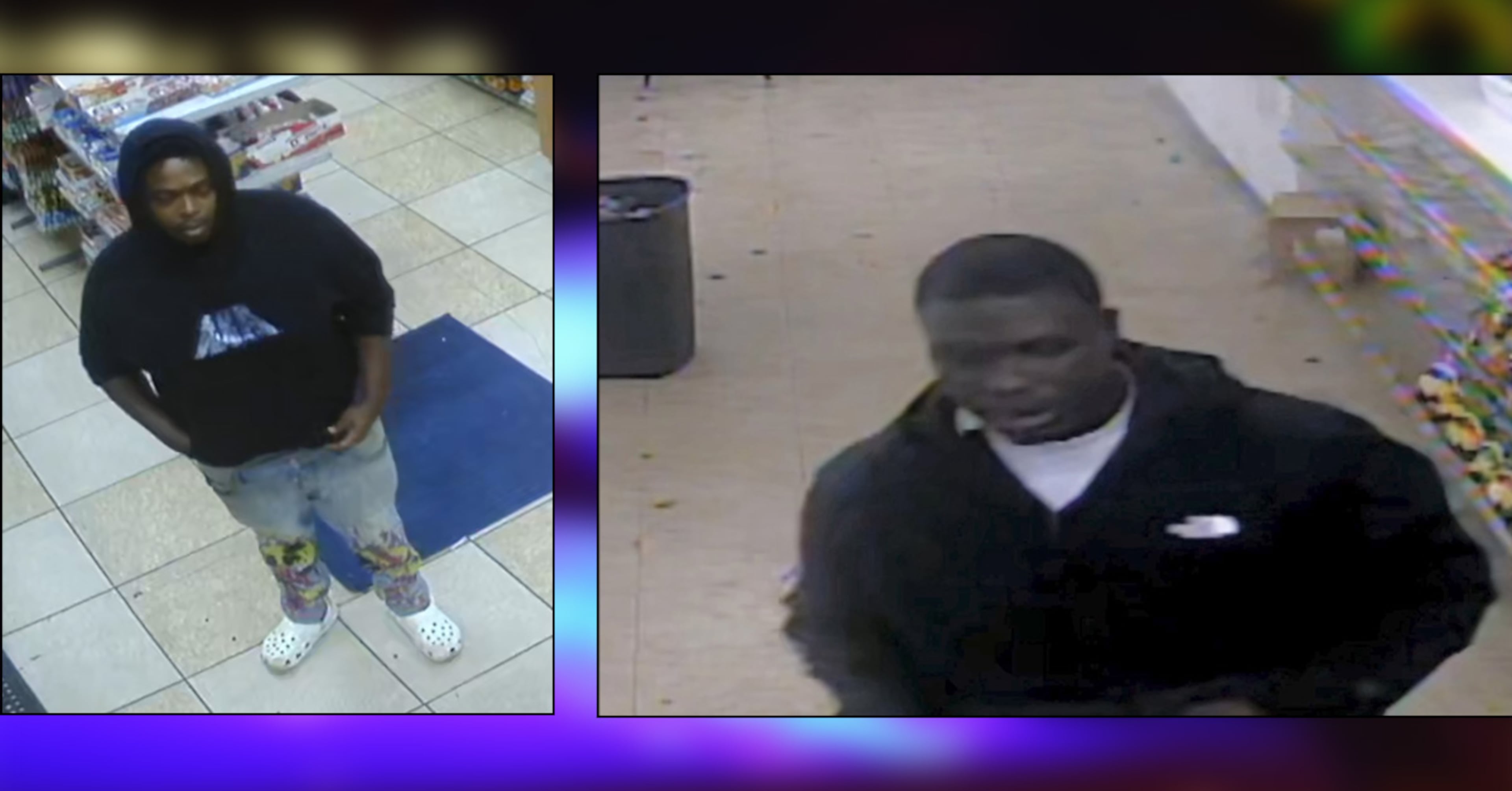 Atlanta police released photos of two recent robbery suspects: a man suspected in a carjacking near Georgia Tech on Oct. 1 (left) and a man accused of beating a store clerk unconscious at a convenience store on Nov. 5.