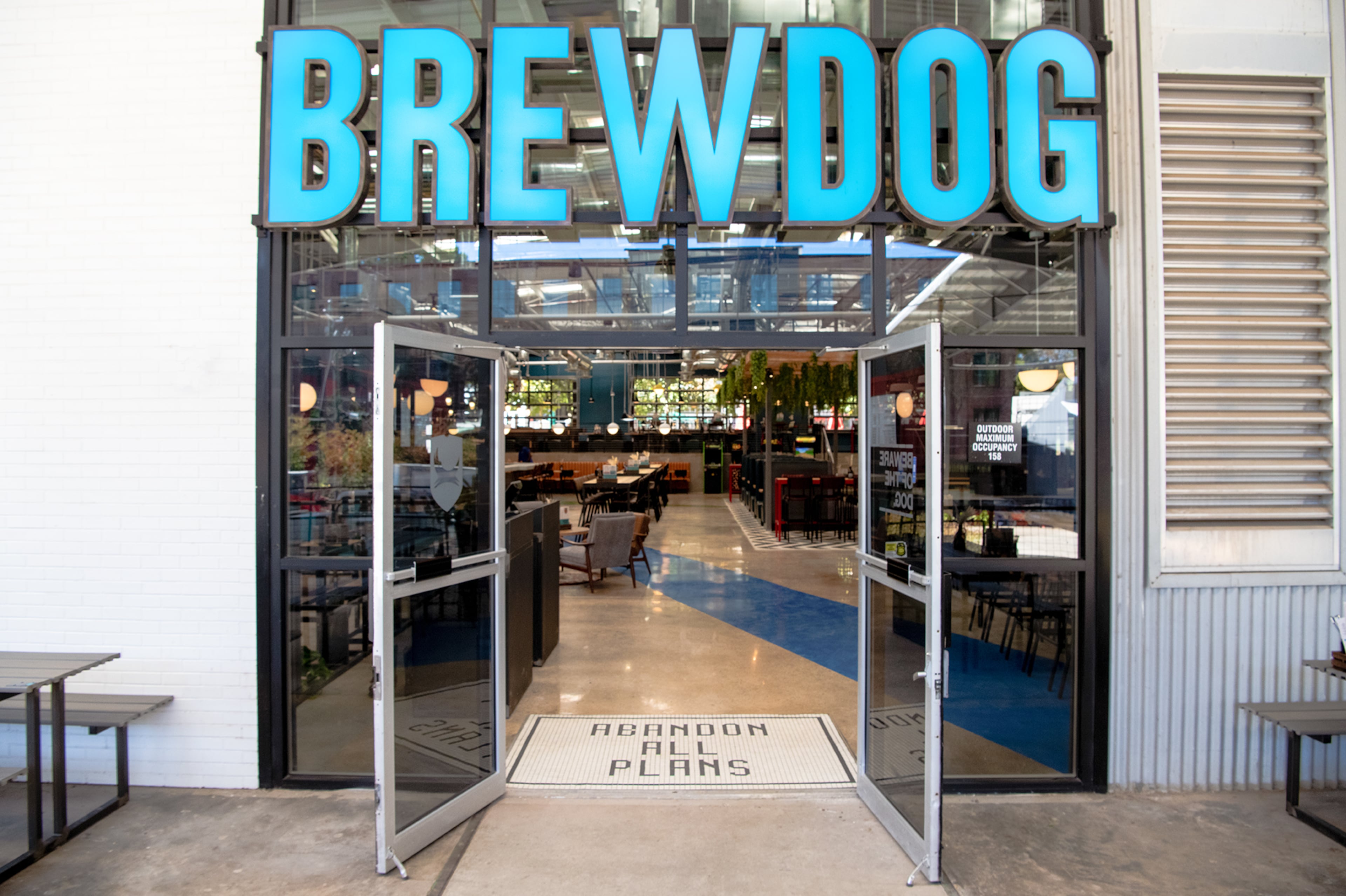 The entryway to the new BrewDog Atlanta.
(Courtesy of Amy Curruther)