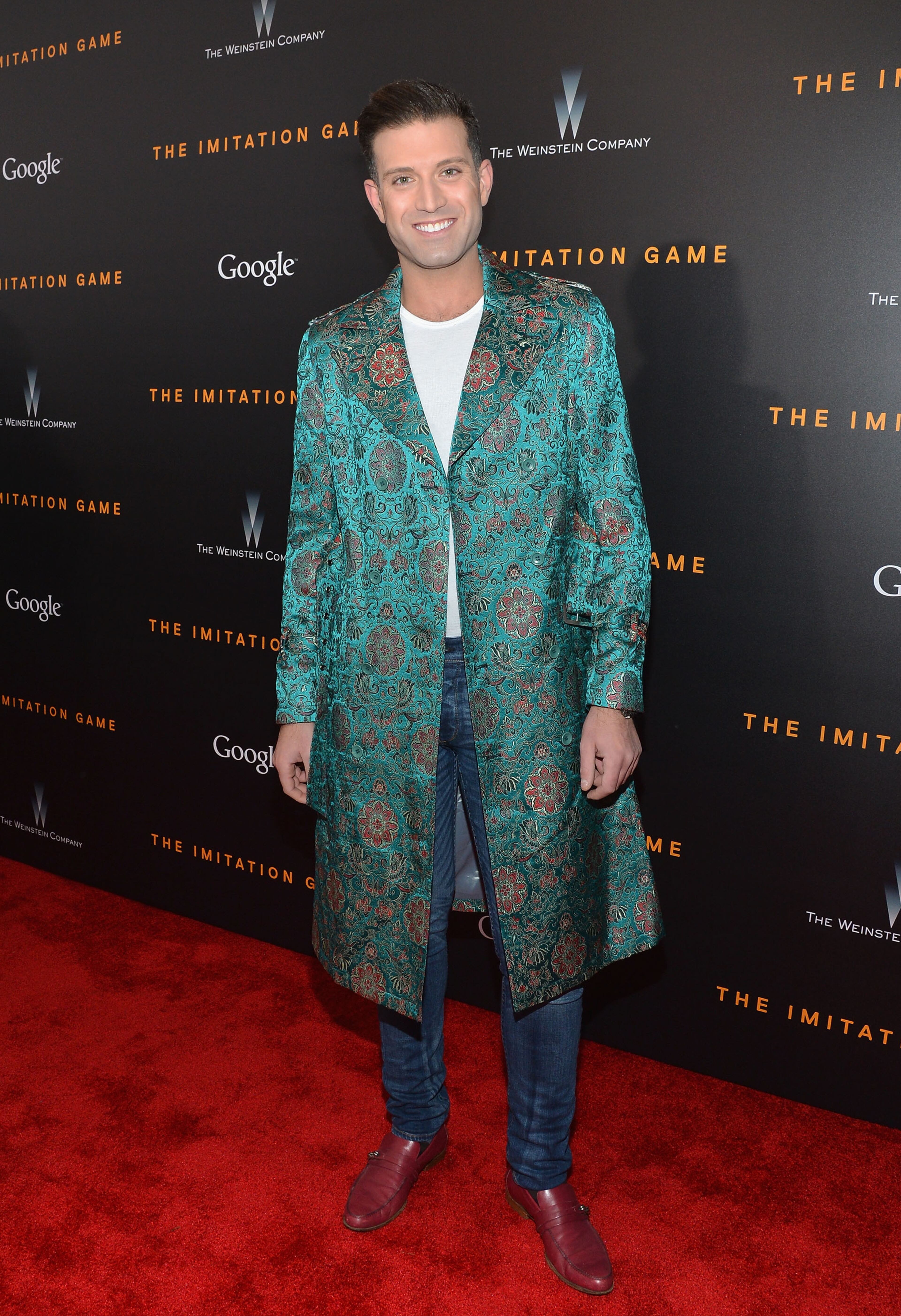 Actor Omar Sharif Jr. attends the 'The Imitation Game' New York Premiere at Ziegfeld Theater hosted by Weinstein Company on November 17, 2014 in New York City. (Photo by Slaven Vlasic/Getty Images for The Weinstein Company)