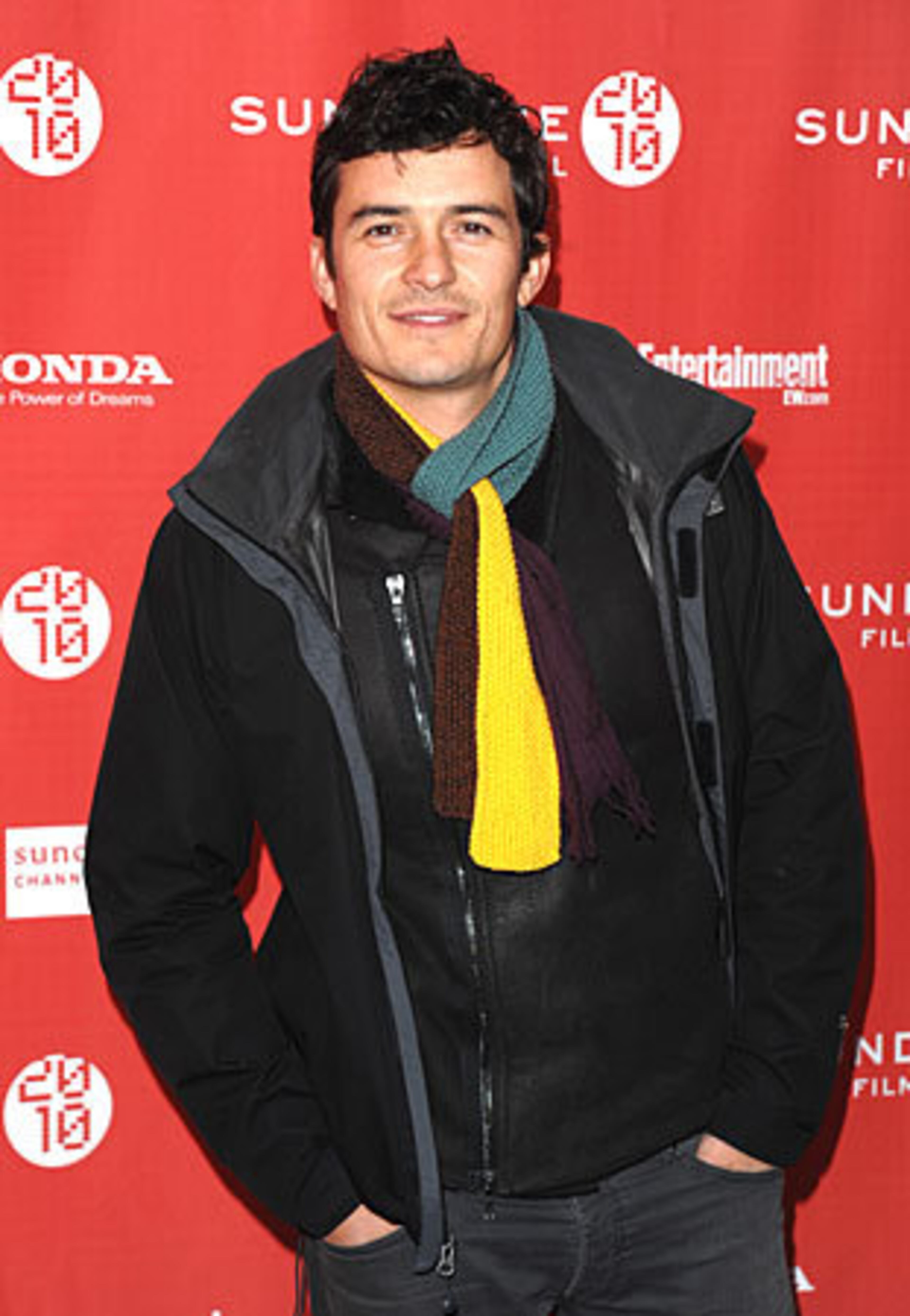 Actor Orlando Bloom attends the premiere of "Sympathy For Delicious."
