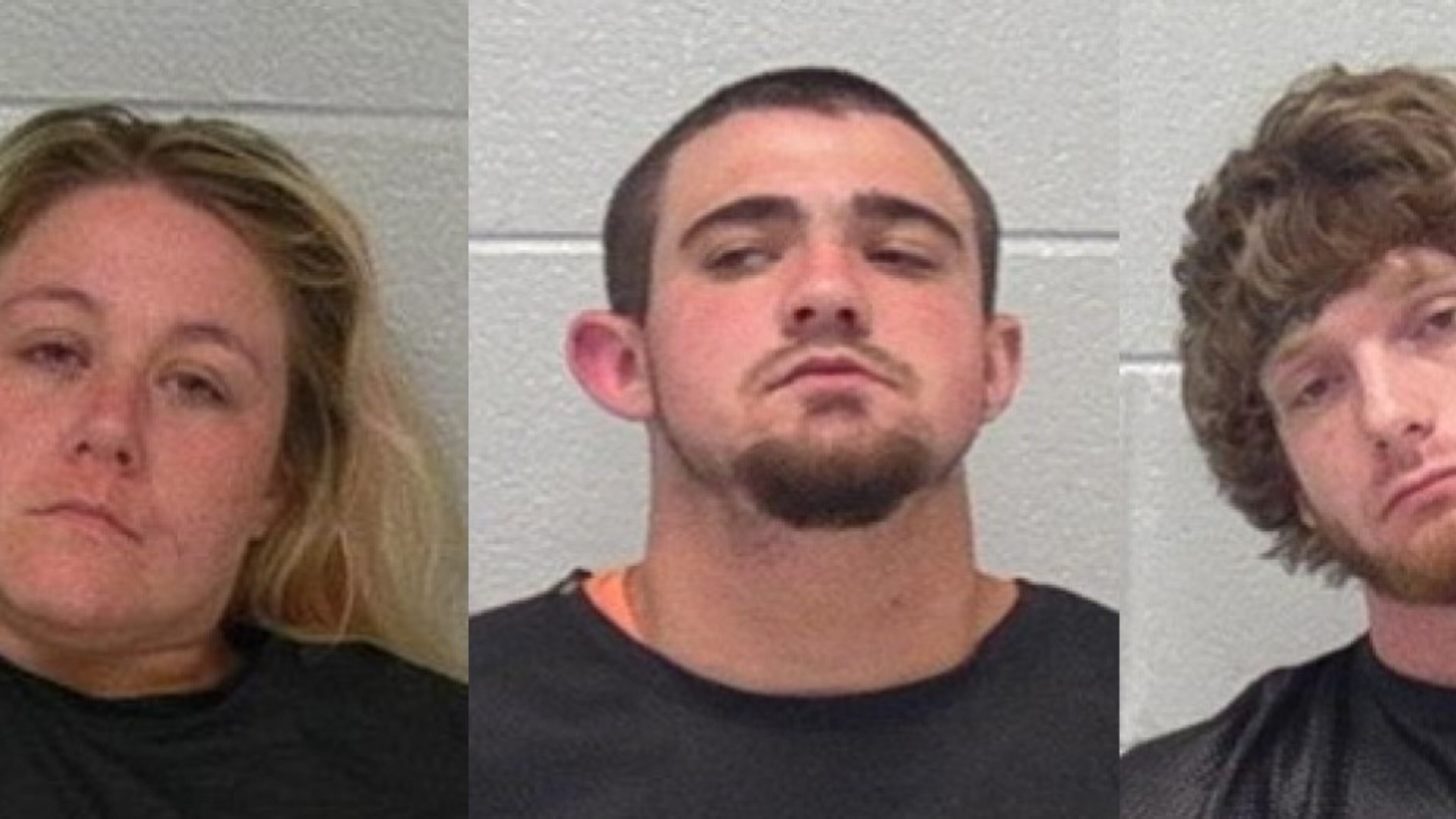 Bonnie Lee Bass (from left), Jonathan Tyler Gaddy, Christopher Wayne McPherson