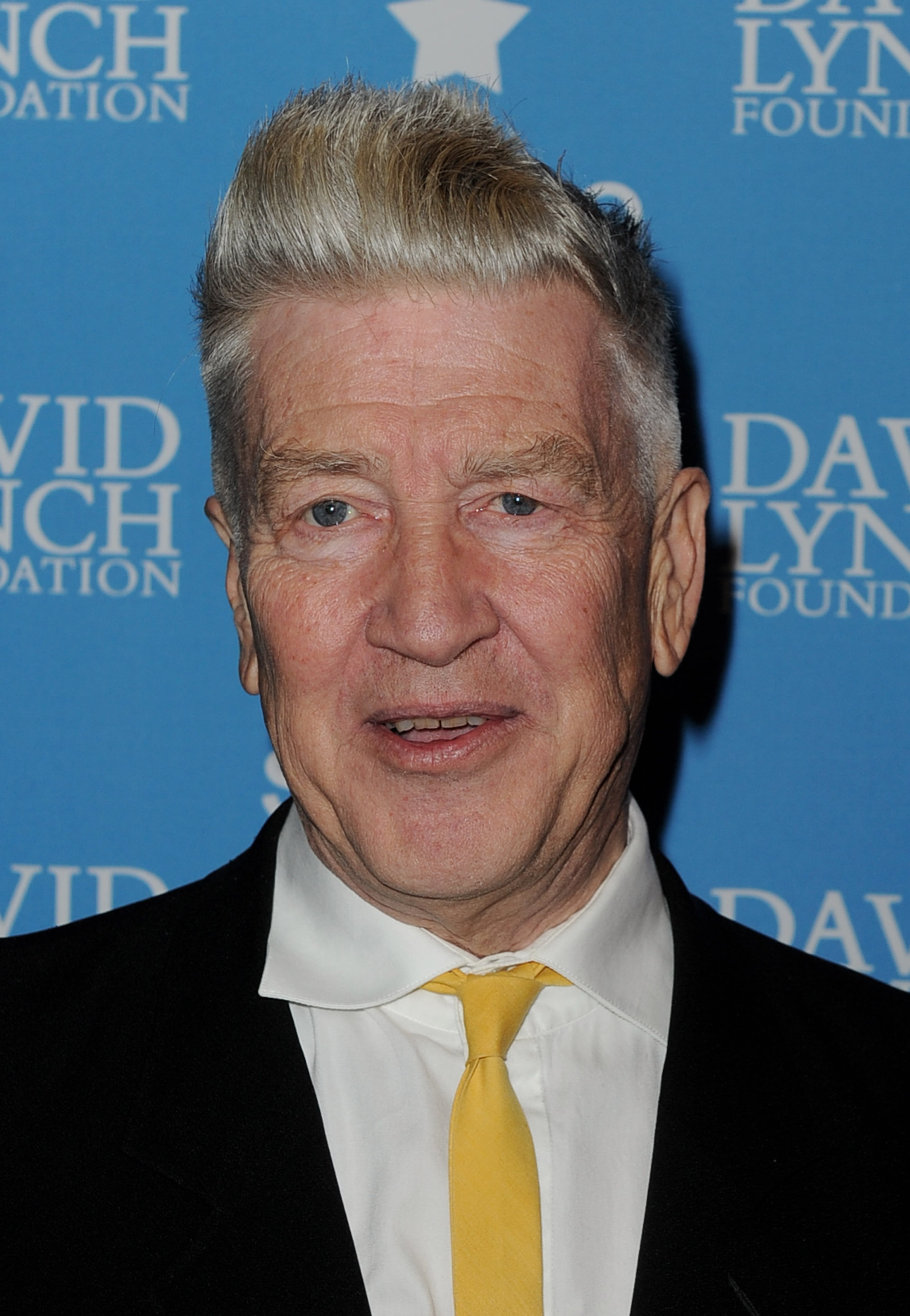 Director David Lynch arrives at the David Lynch Foundation's benefit honoring Ringo Starr with the "Lifetime of Peace & Love" award at the El Rey Theatre on January 20, 2014 in Los Angeles, California.