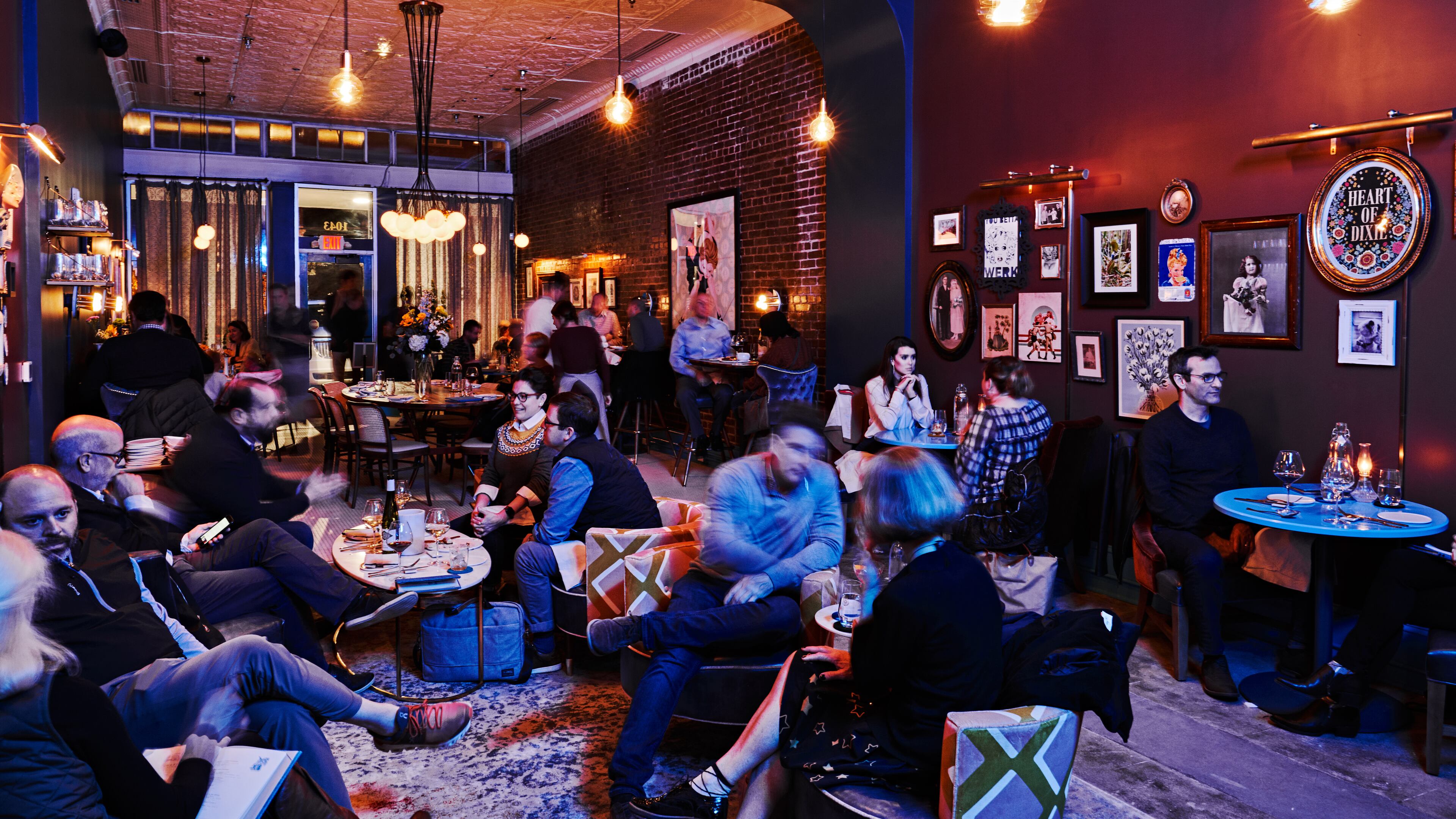 The Southen Belle dining room / Courtesy of Square Feet Studio