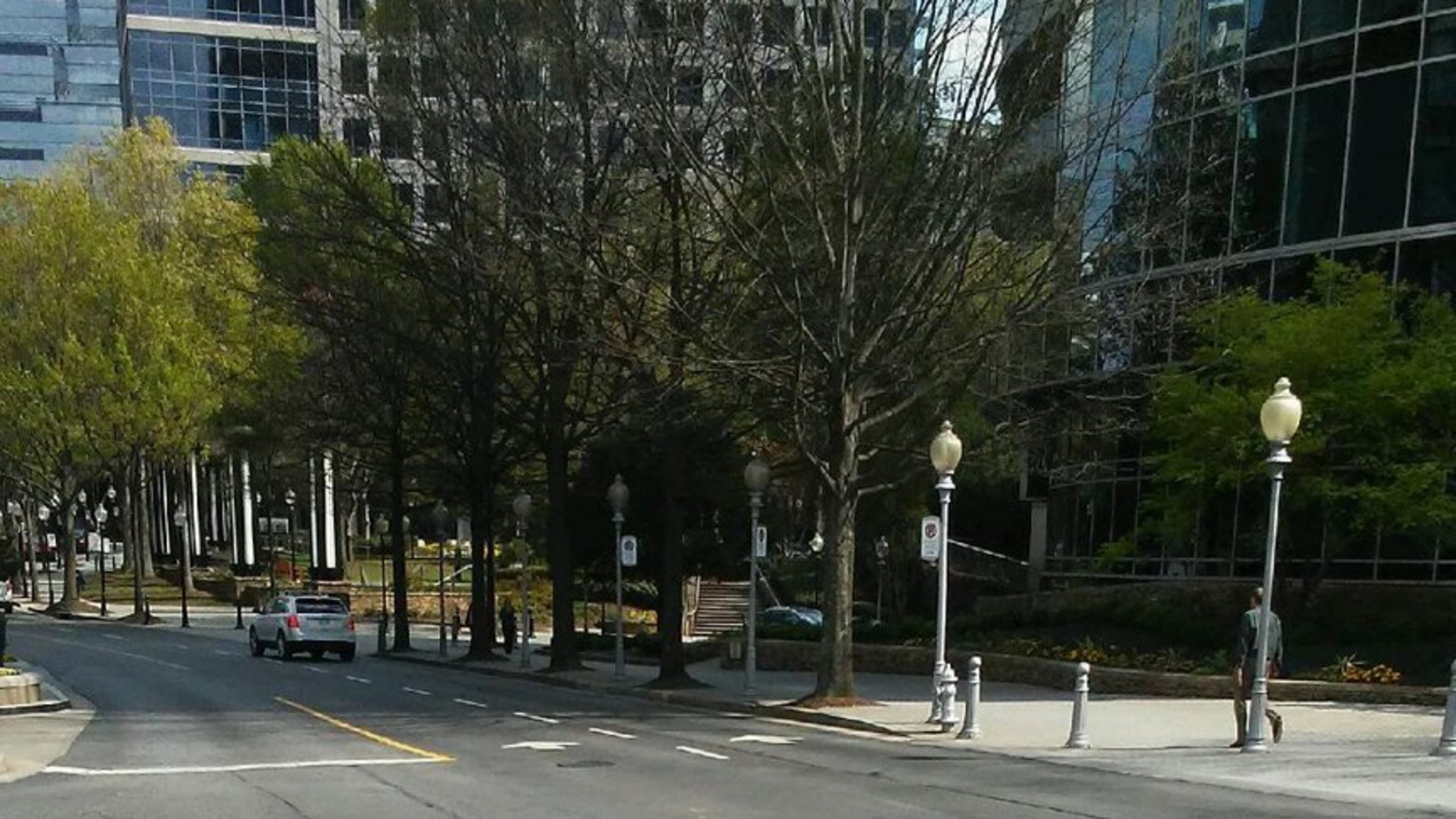 Atlanta officials sent us a photo of the newly-fixed area on Peachtree Road. Photo/Submitted.