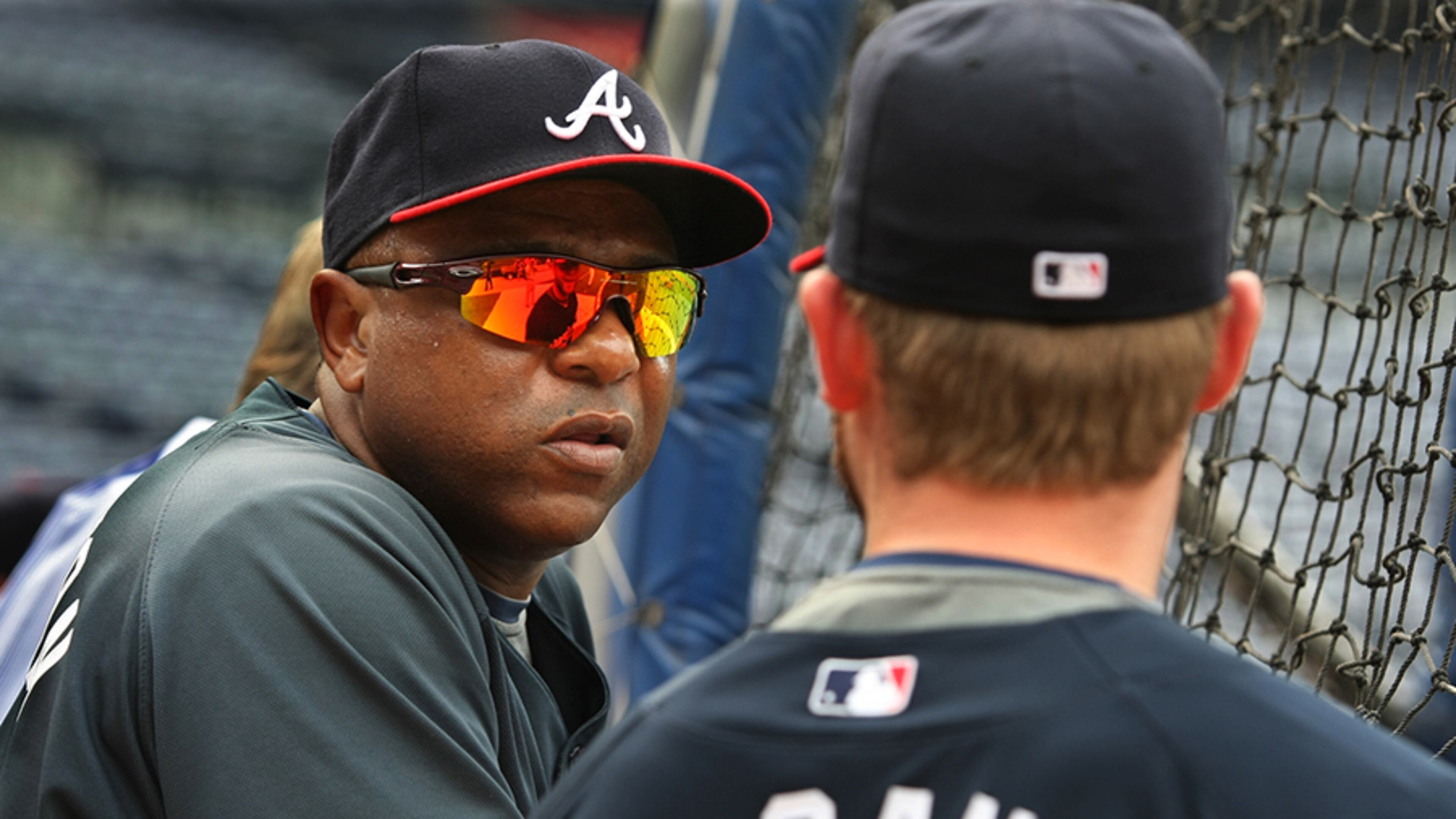 Terry Pendleton served as Brian McCann's hitting coach for six years in Atlanta.