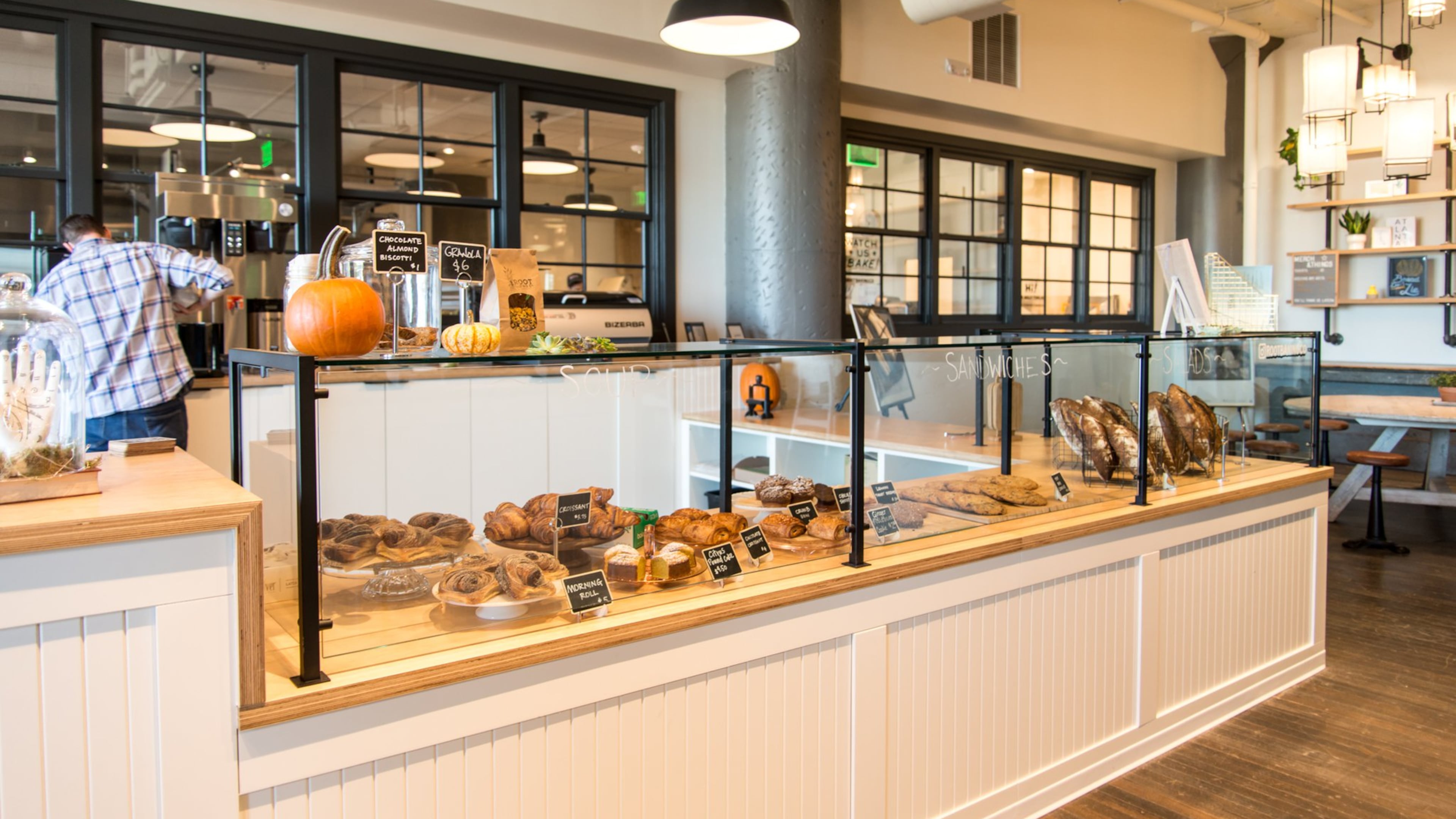 Root Baking pastry and bread cases. Photo credit- Mia Yakel.