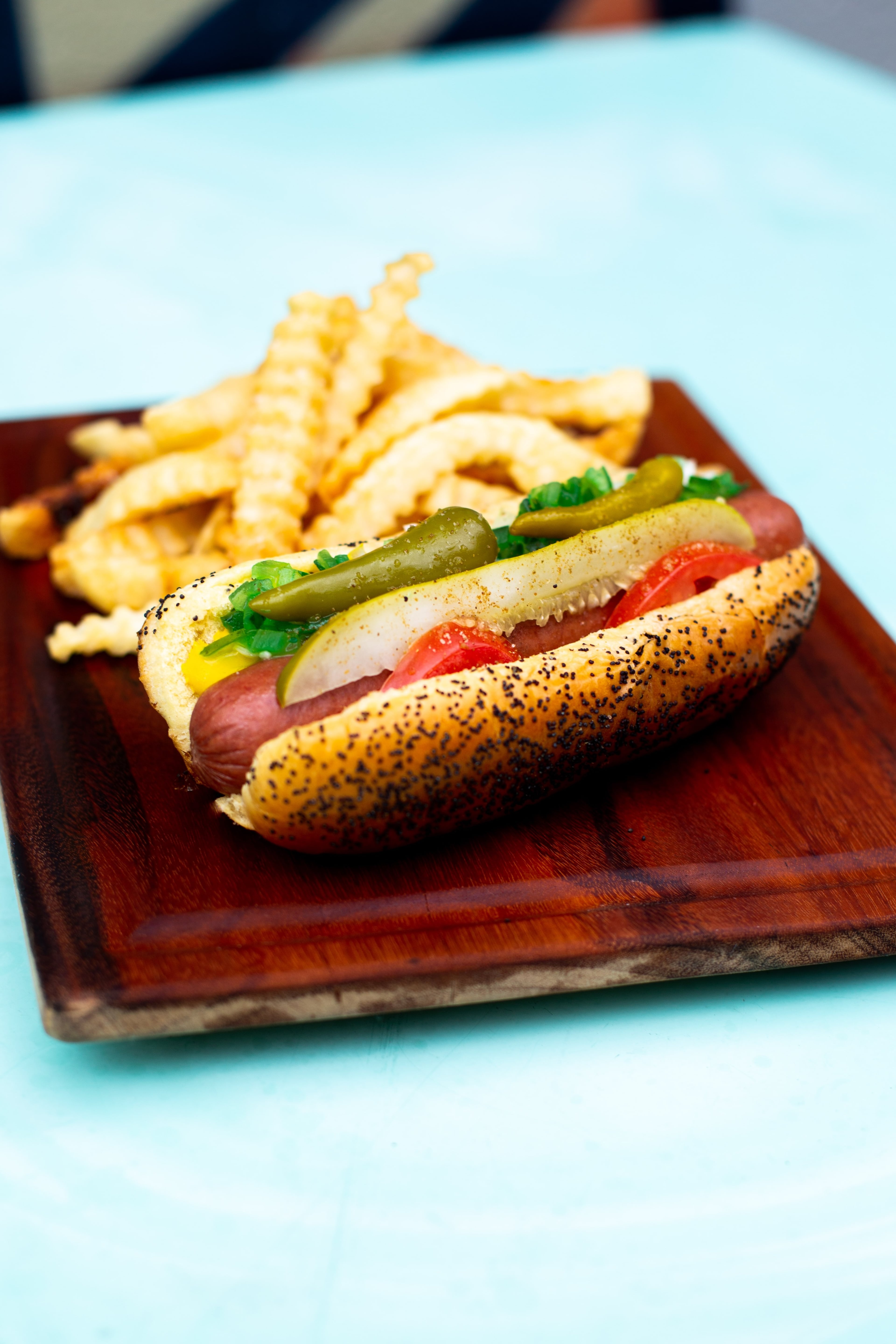 Tony’s ATL’s Chicago dog. (Courtesy of Paula Harding)