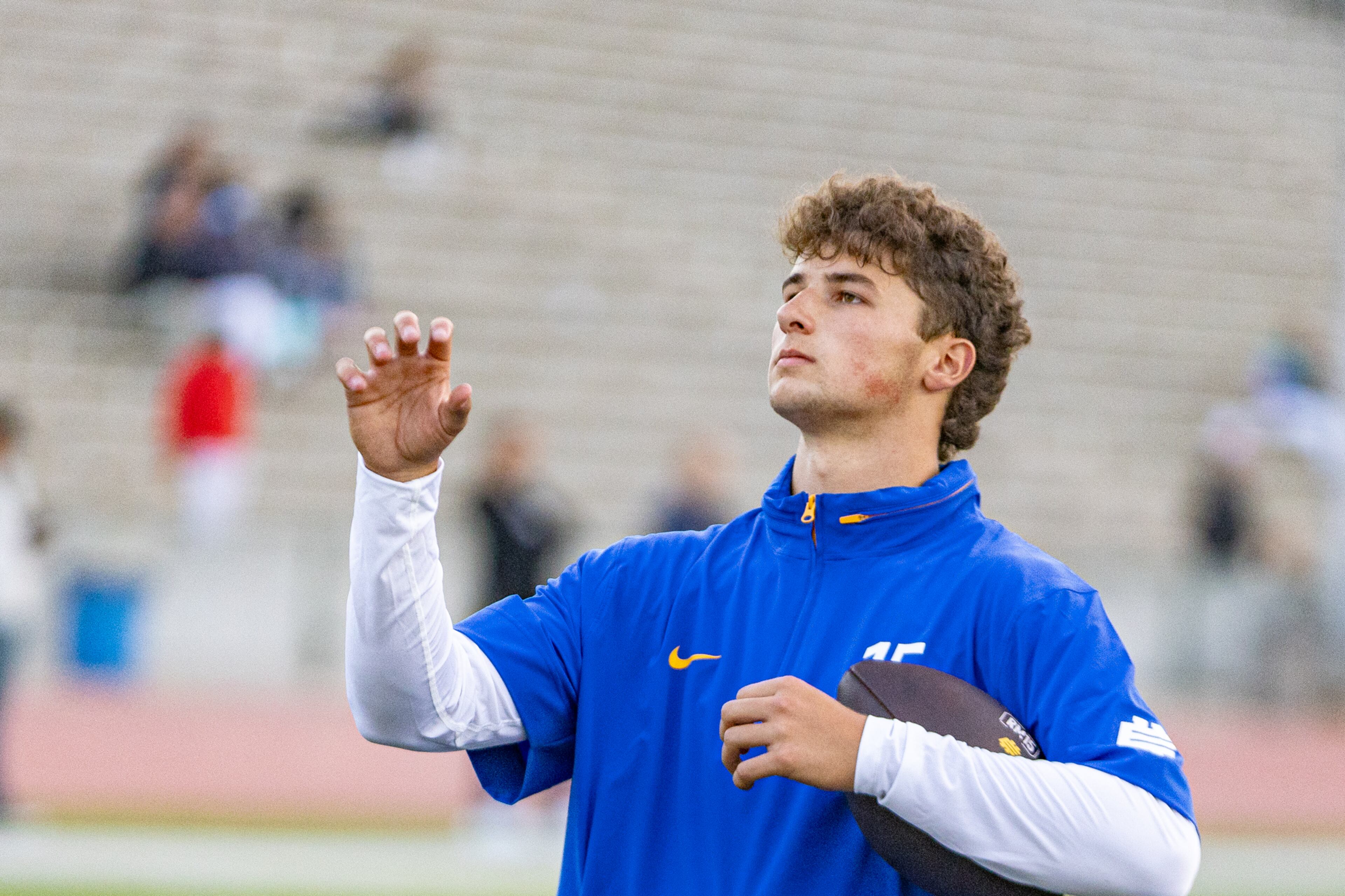 4-star Ohio QB Ryan Montgomery is Georgia's commitment at that position for the Class of 2025.
The Findlay High School QB participated in the annual Elite 11 quarterback competition for top prospects at Mira Costa High School in Redondo Beach, California from June 18-June 20, 2024. (Jeff Sentell/ DawgNation)