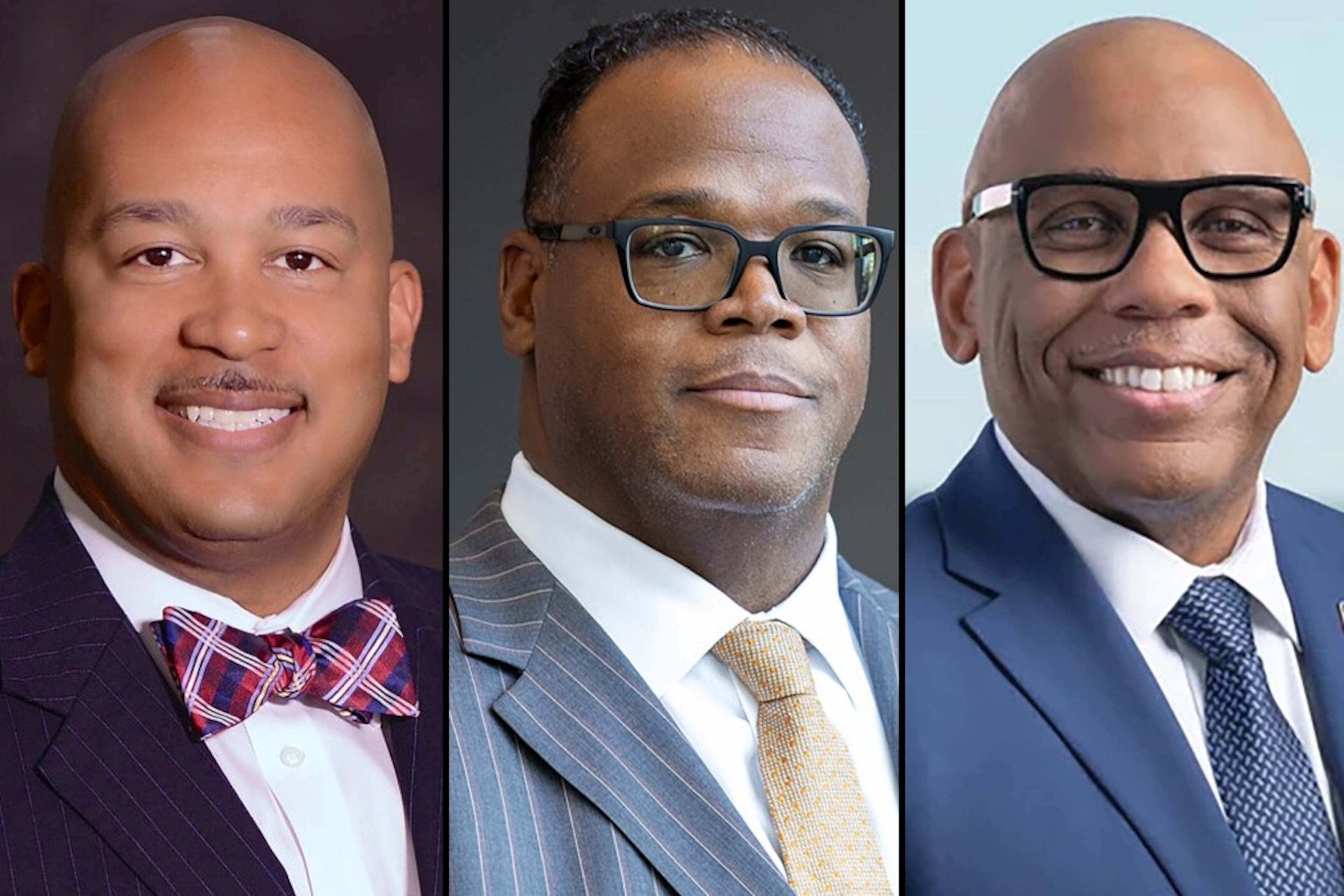 (From left) Cleveland Ferguson, executive vice president and chief administrative officer of the Jacksonville Transportation Authority, Interim MARTA CEO Jonathan Hunt; Leroy Jones, Chief Operations Officer of the Washington Metropolitan Area Transit Authority. (Courtesy of Jacksonville Transit Authority website; Arvin Temkar/AJC; Courtesy of Washington Metropolitan Area Transit Authority website)