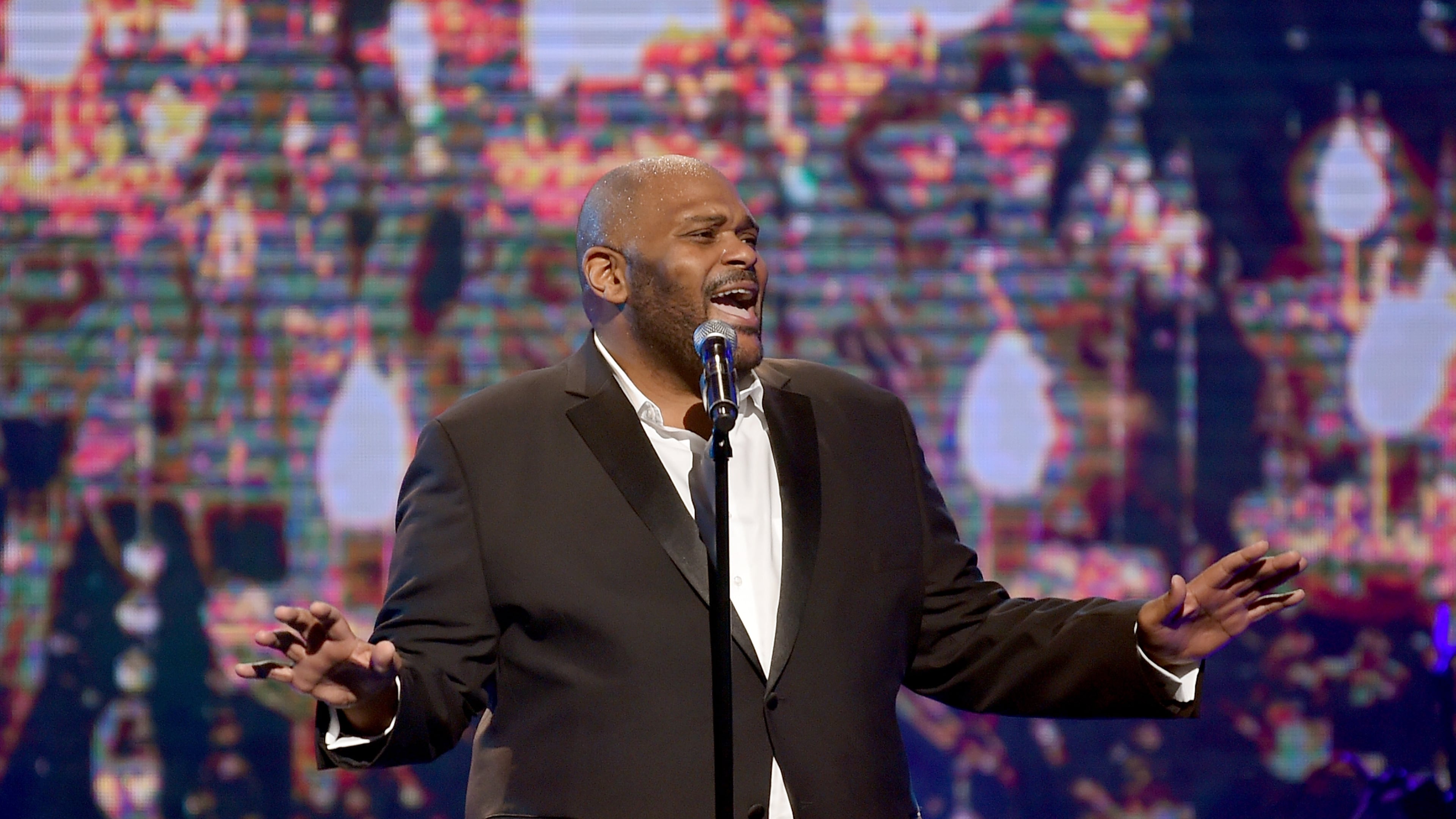NASHVILLE, TN - AUGUST 16: Ruben Studdard performs onstage during the 2018 Black Music Honors at Tennessee Performing Arts Center on August 16, 2018 in Nashville, Tennessee. (Photo by Jason Kempin/Getty Images)