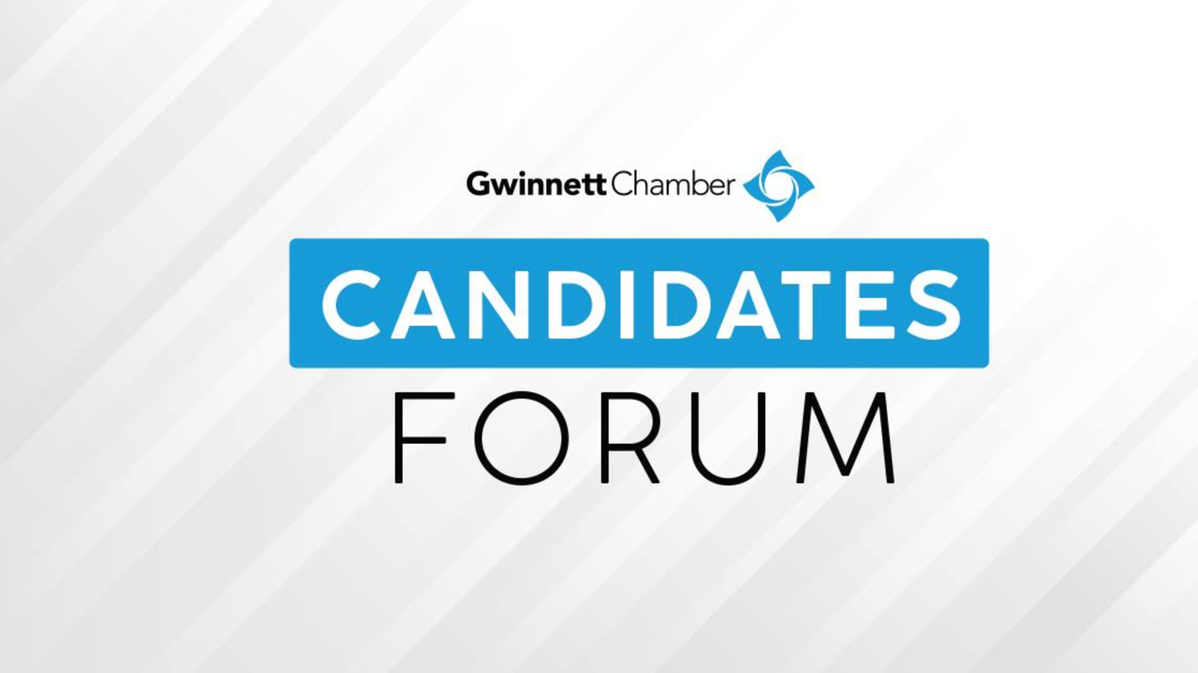 The Gwinnett Chamber’s Candidates Forum is a free webinar series featuring local candidates running for Congressional District 7, Gwinnett County Commission Chair, District Commissioners and Gwinnett County School Board.