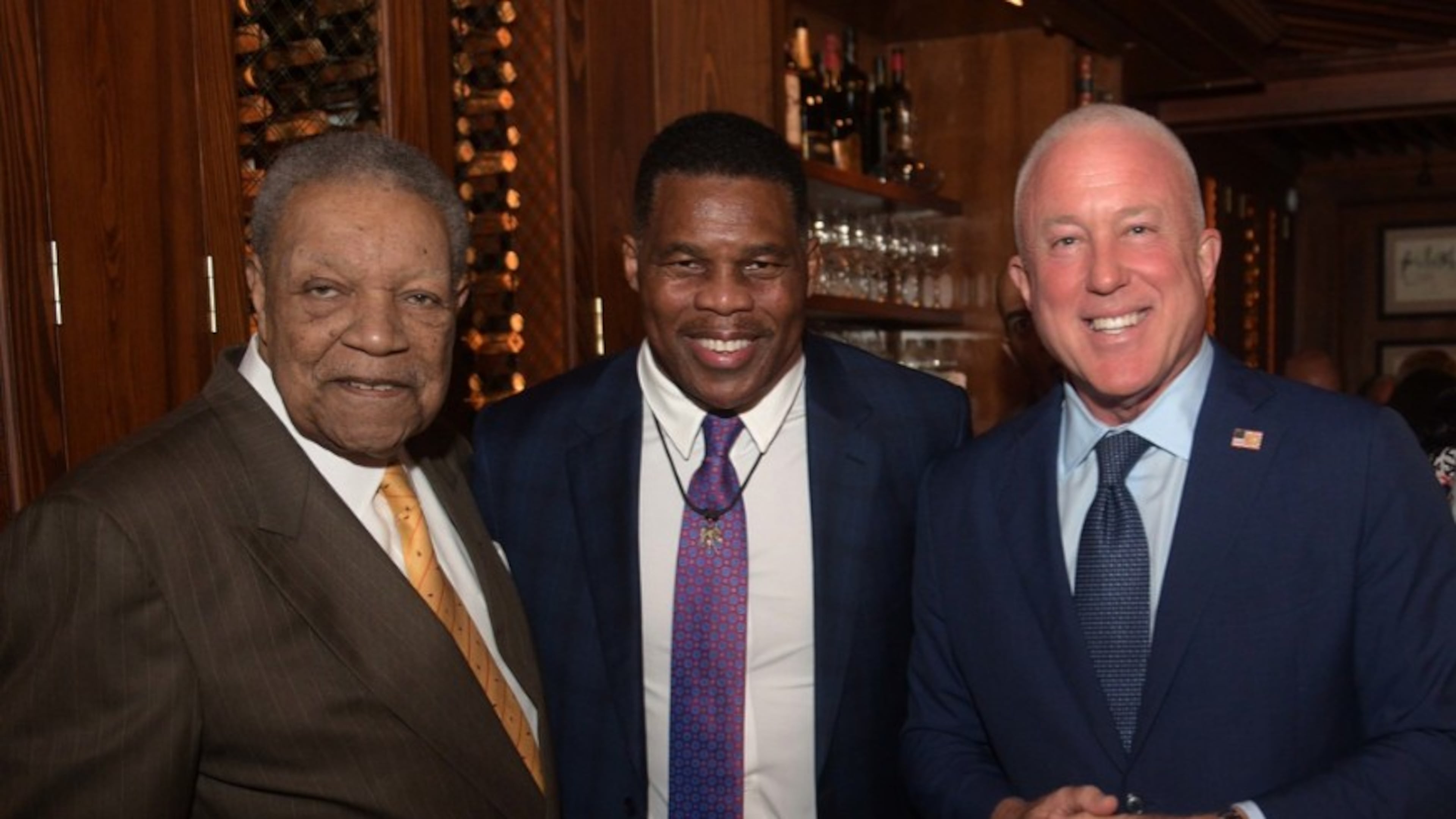 Fulton County Commission Chairman Robb Pitts attended the Buckhead going-away dinner for Herschel Walker and Bill White, Oct. 15, 2025. (Courtesy of Bill White)