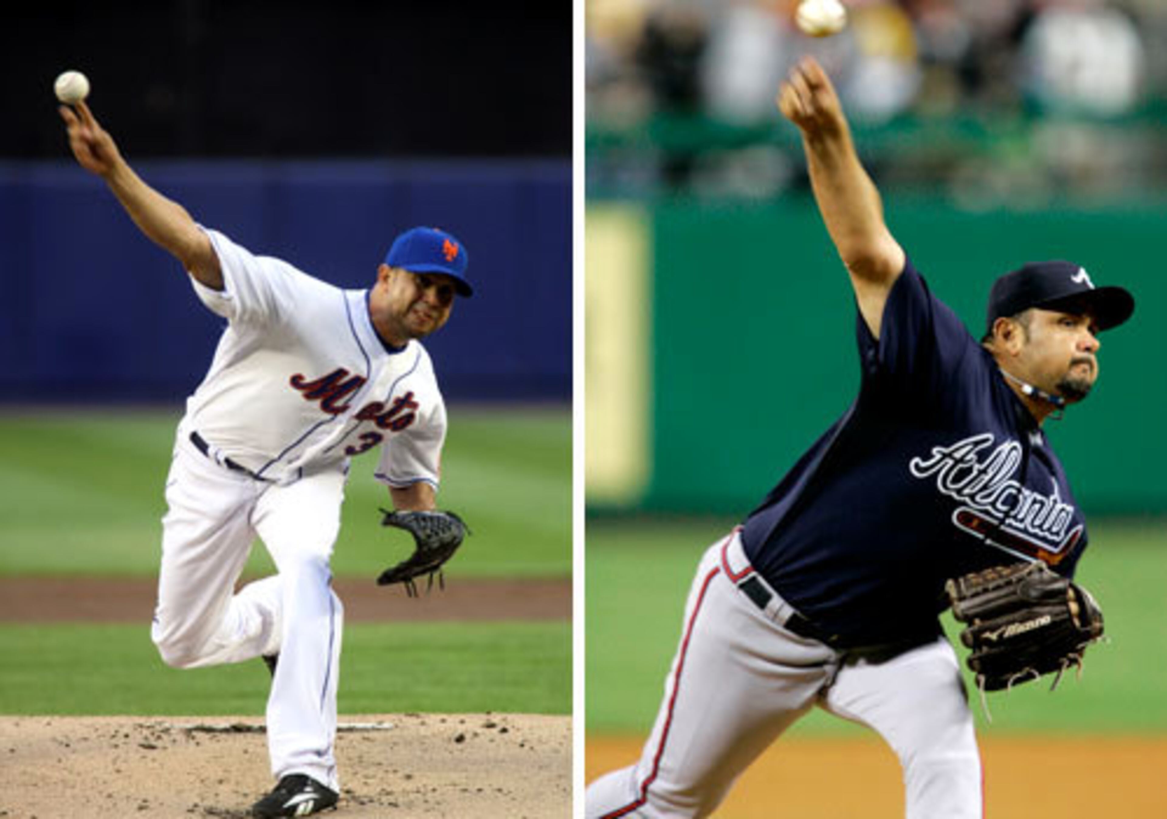 Tuesday's Game 2 starters: Mets' Claudio Vargas (left) vs. Braves Jorge Campillo.