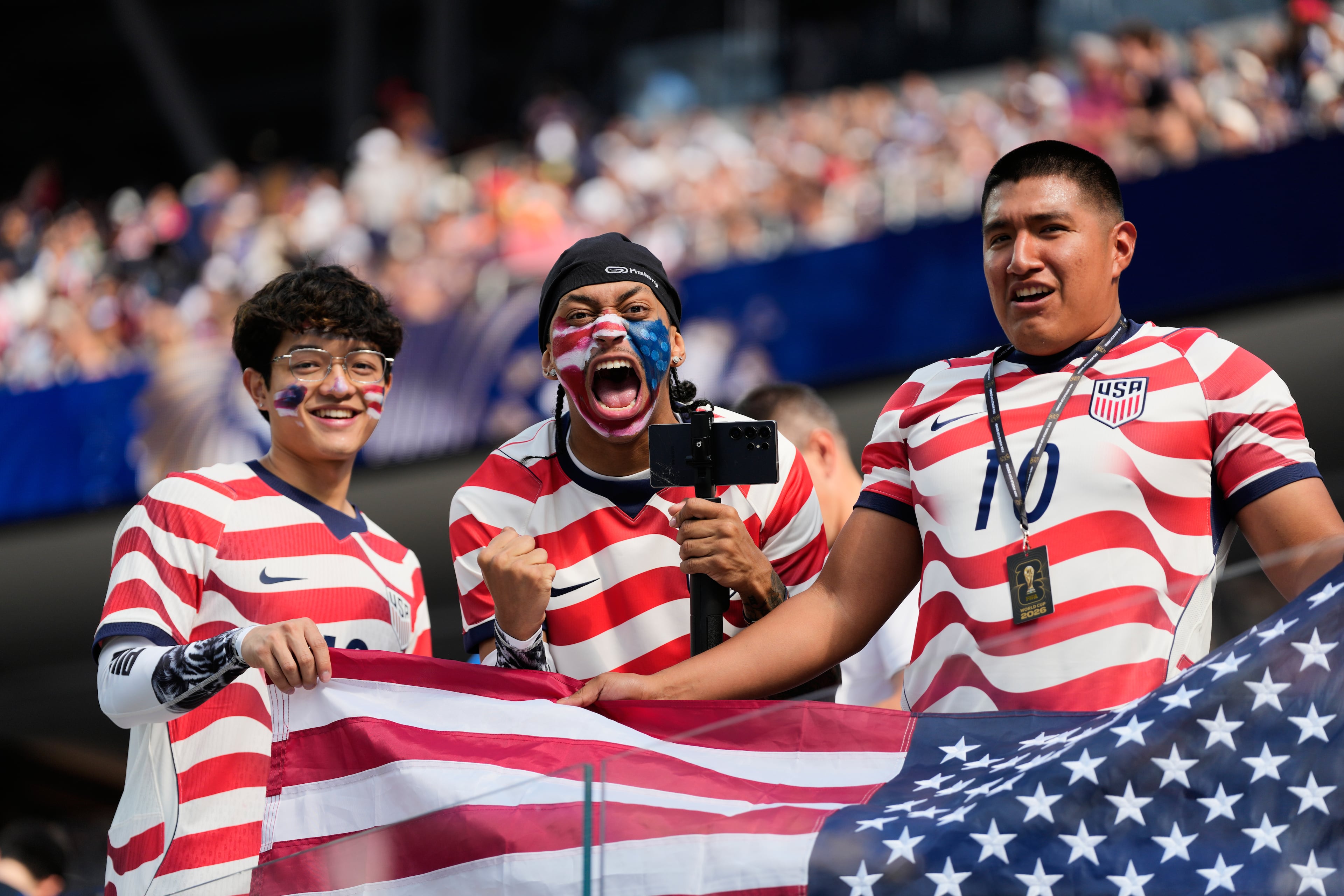Just call us the 13 Stripes! (Andre Penner/AP)