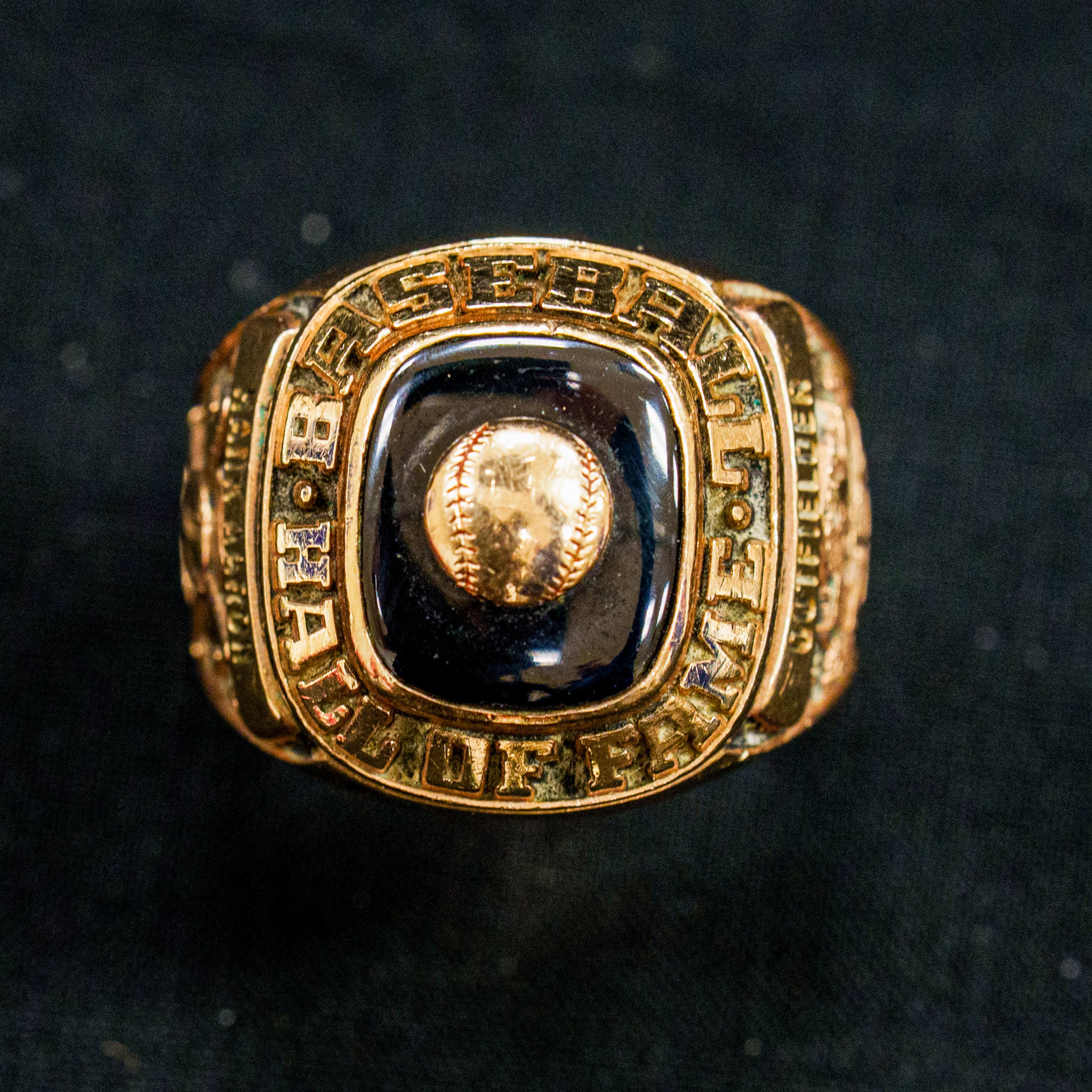 Hank Aaron's Hall of Fame ring that will be on display at the Atlanta History Center has part of the "More Than Brave. The Life of Henry Aaron” exhibit. (Photo by Matthew Grimes Jr./Atlanta Braves)