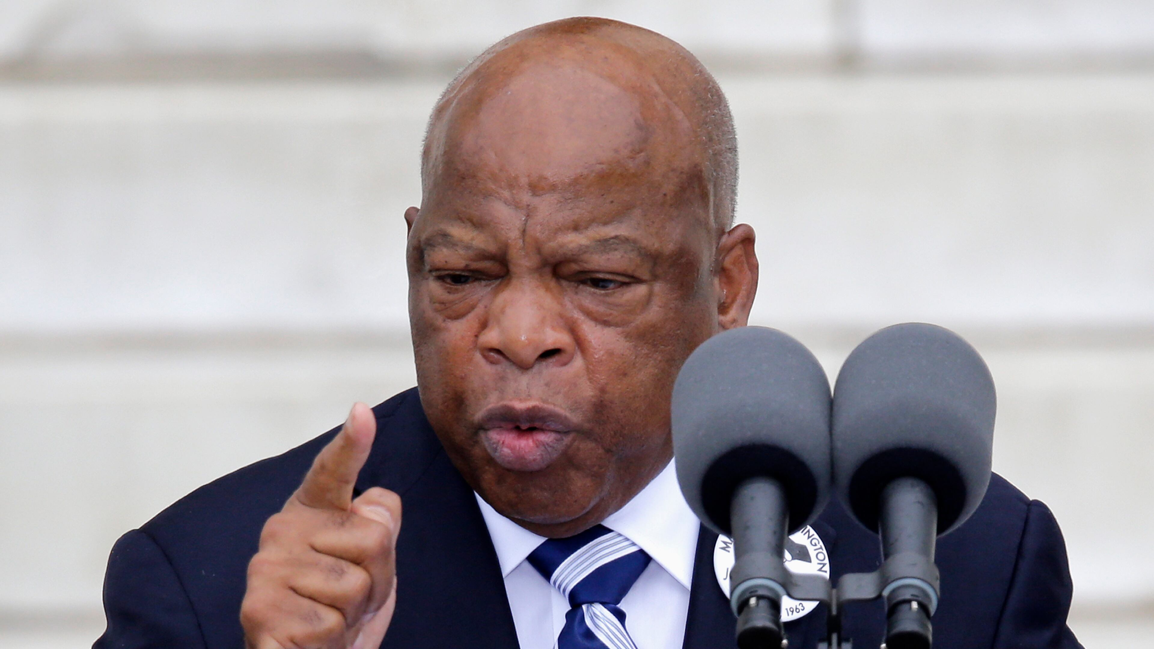 Rep. John Lewis, D-Ga., speaks at the Let Freedom Ring ceremony at the Lincoln Memorial on Aug. 28, 2013, in Washington.