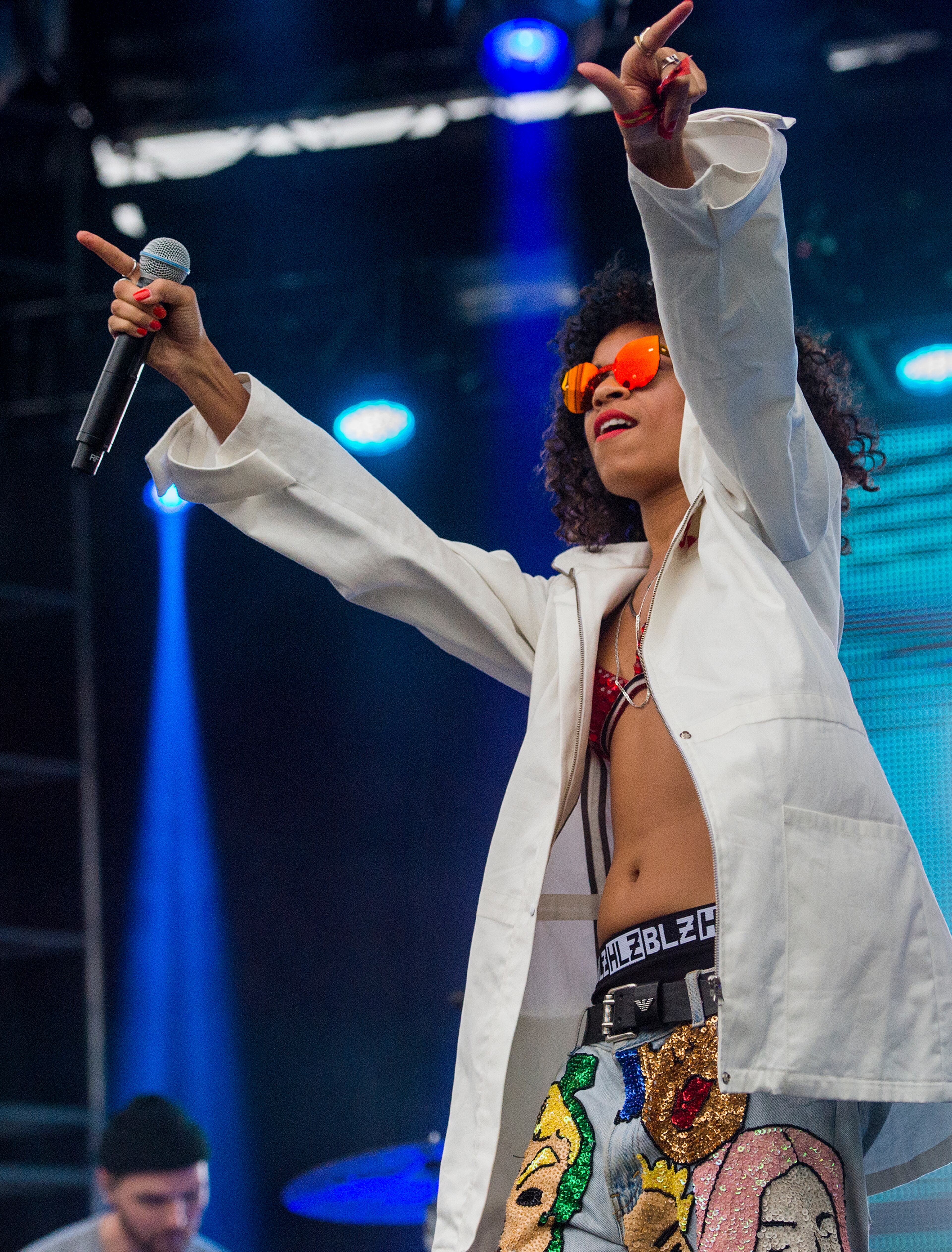 AlunaGeorge performs during the first night of the Shaky Beats Music Festival at Centennial Olympic Park in Atlanta on Friday, May 20, 2016. JONATHAN PHILLIPS / SPECIAL