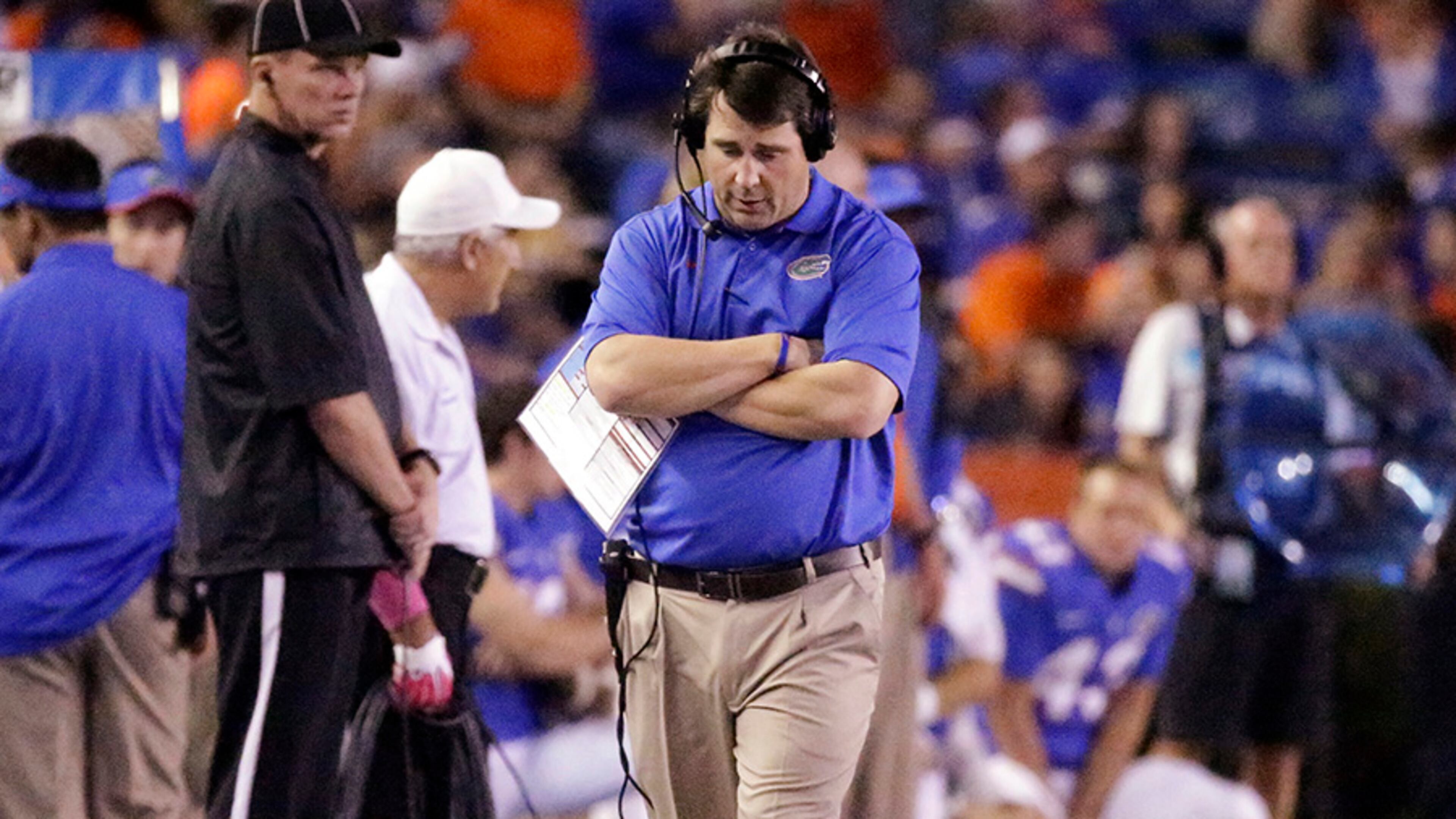 Florida head coach Will Muschamp has played musical chair with the quarterback position this season.