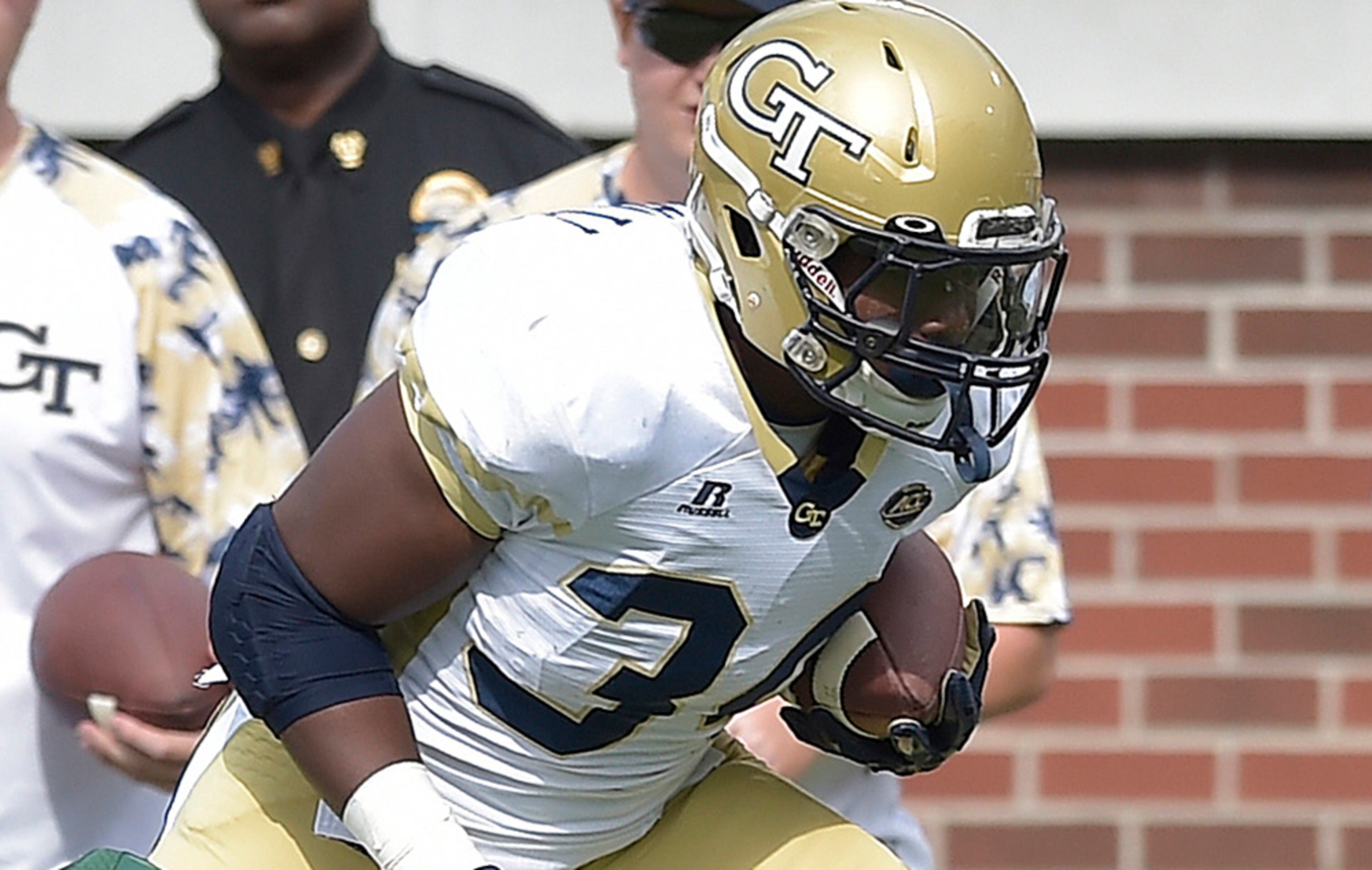 Georgia Tech' freshman running back Marcus Marshall (14 carries for 221 yards and 2 touchdowns) leads the nation's best rushing attack, which is averaging 8.47 yards per attempt and 457.5 yards per game. The Jackets' 15 running touchdowns top all teams in FBS.
