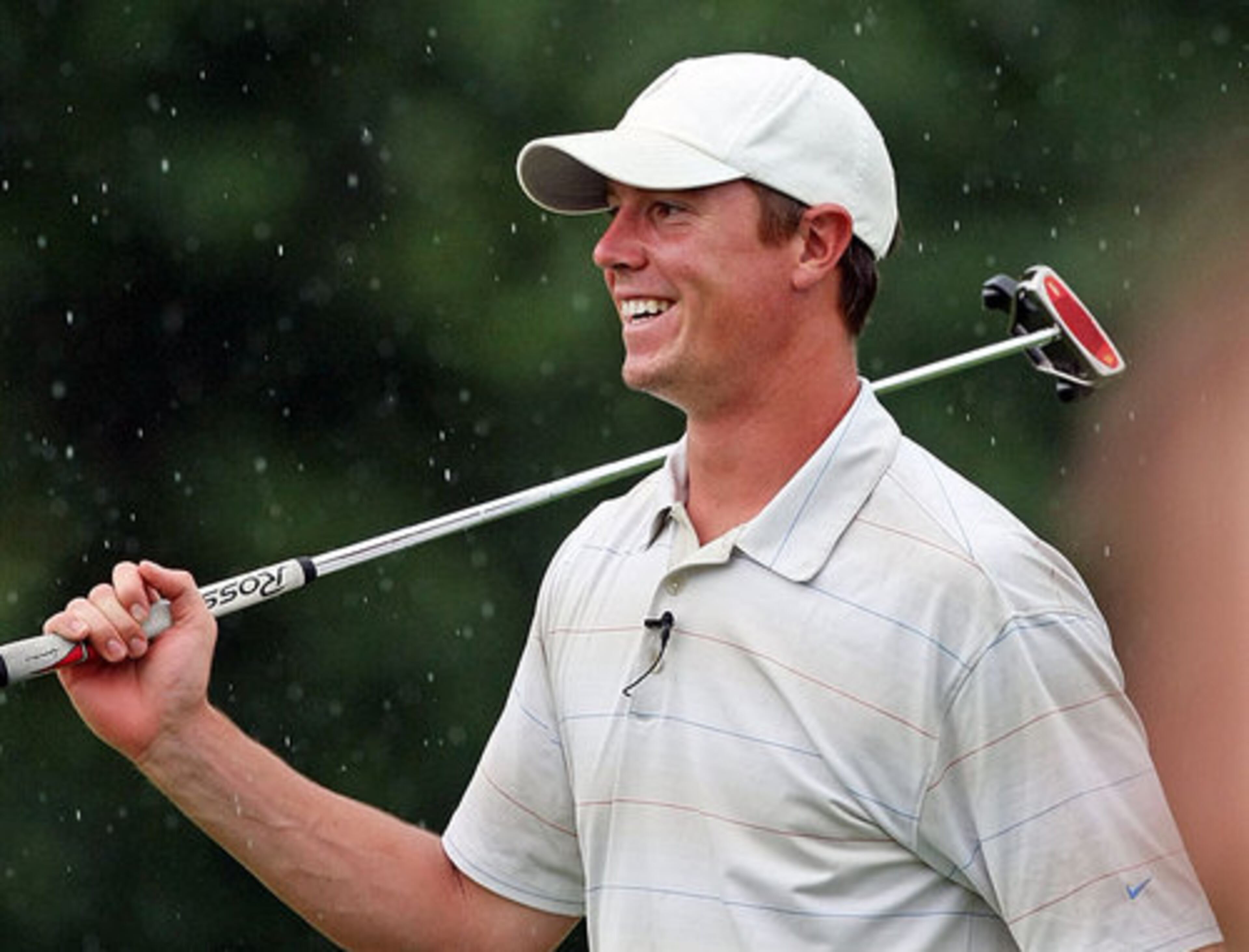 But Ryan didn't seem too upset as he settled for a birdie.