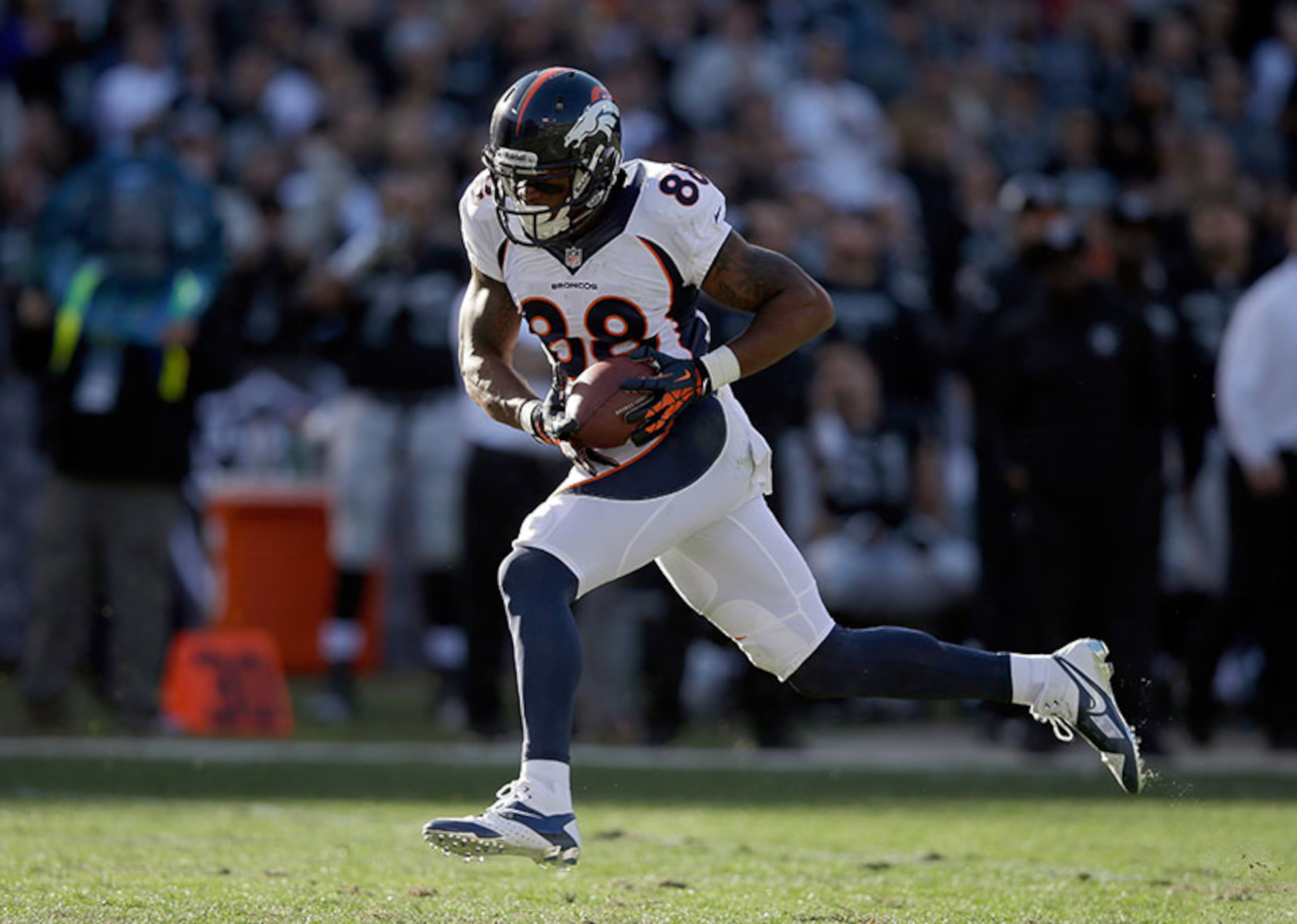 Demaryius Thomas, WR, Denver Broncos: A first-round draft pick out of Georgia Tech in 2010, Thomas has 94 catches for 1,430 yards and 14 touchdowns this season.