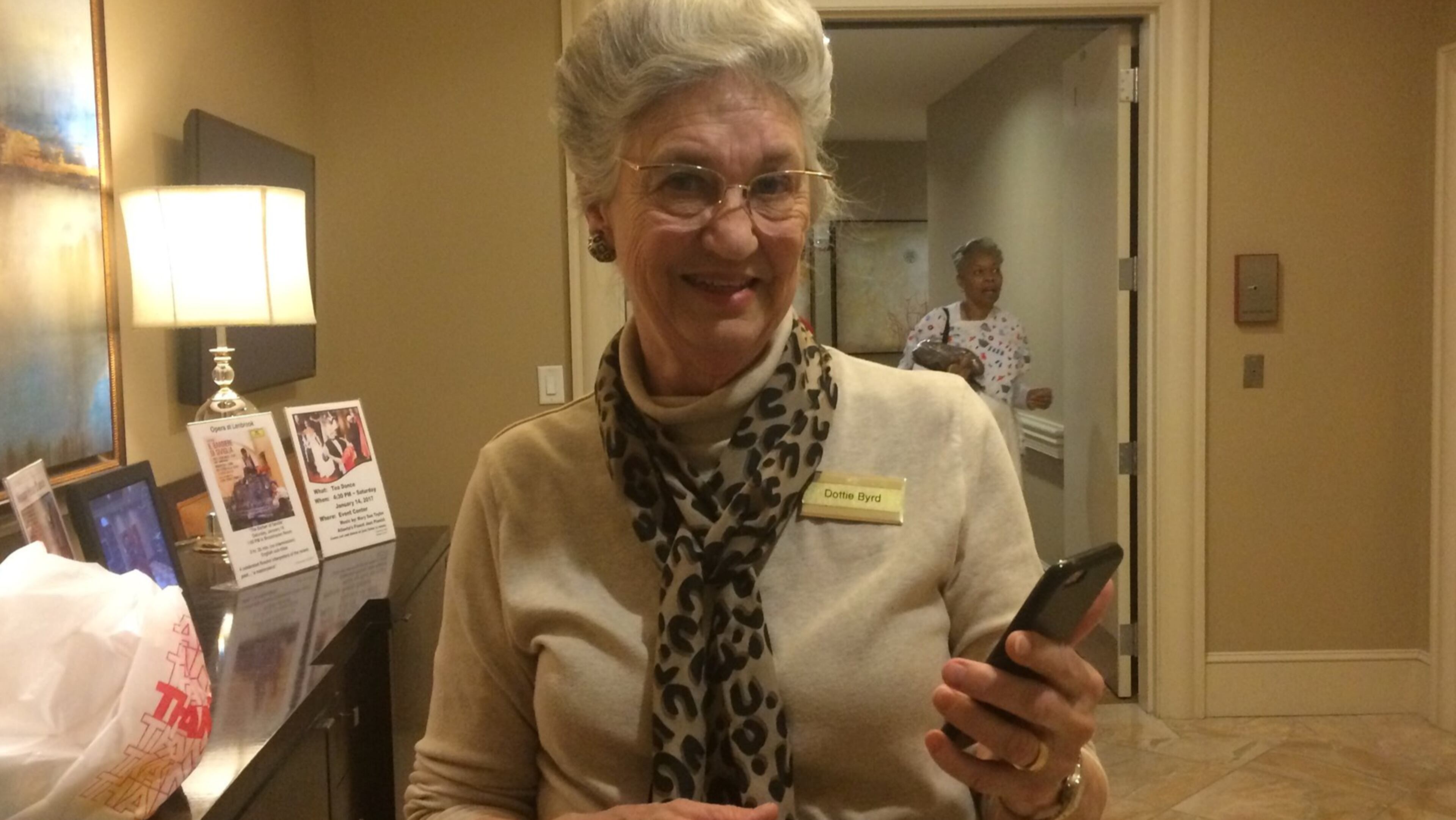 "It's a lot smarter than I am," Dottie Byrd joked about her recently acquired smart phone. In fact, the Lenbrook resident is representative of a growing trend among seniors to enthusiastically adapt to devices and other forms of personal technology. "I'm amazed at the smart phone. I'm simply amazed at all it can do,"Byrd, who also has two iPads, enthused after Cochrane's class.