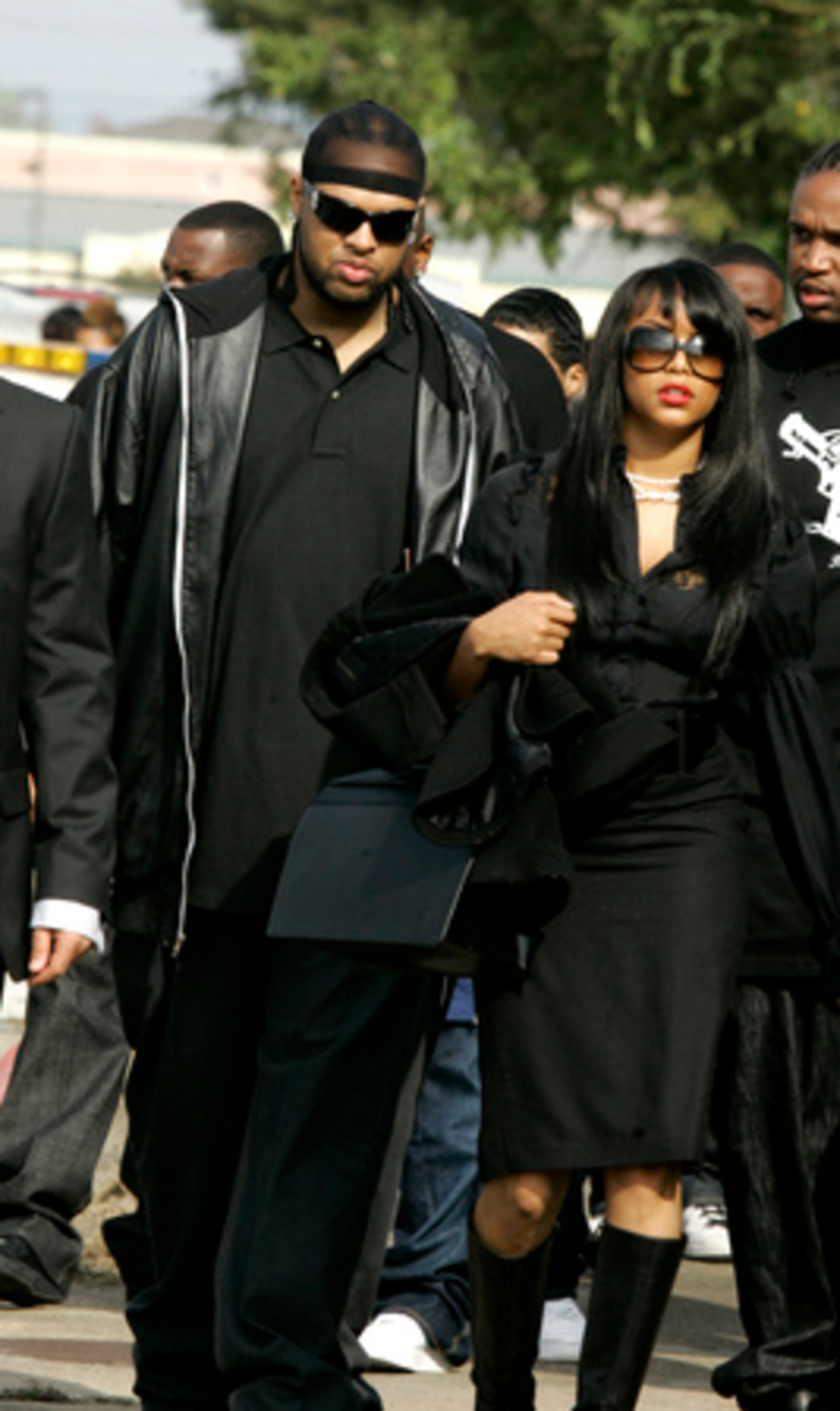 Former Destiny's Child member LeToya Luckett and rapper Slim Thug were at the service for Pimp C, aka Chad Butler, who died in an L.A. hotel bed.